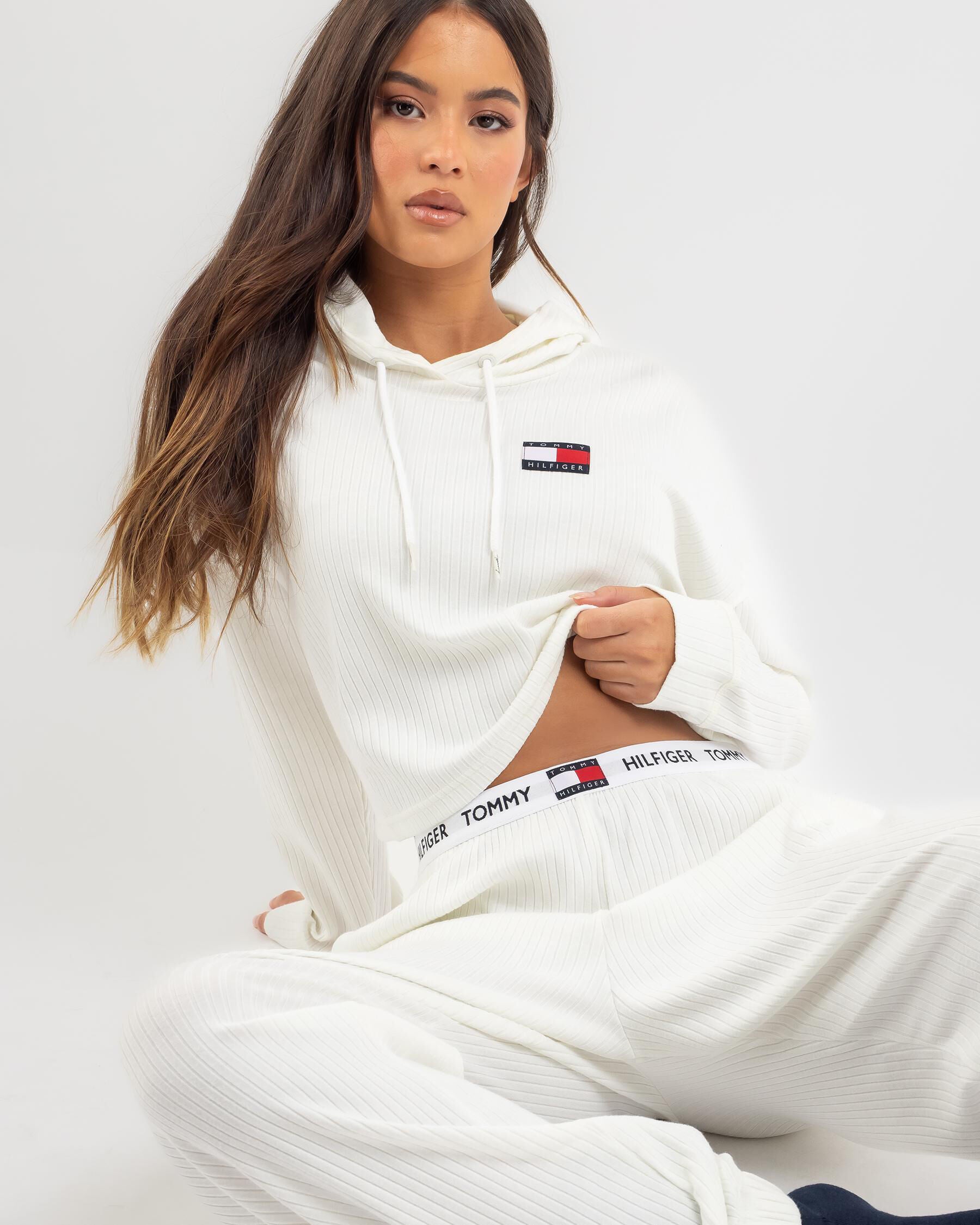 Tommy Hilfiger Women's Tommy 85 Hoodie in Natural