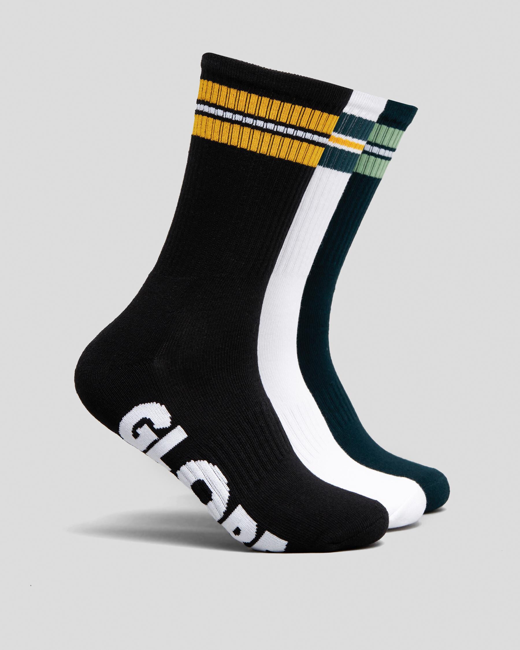 Globe Men's Off Course Crew Socks 3 Pack