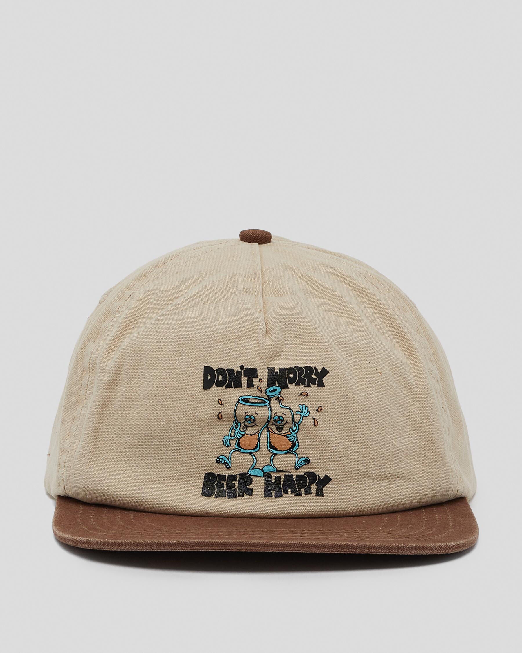 The Critical Slide Society Men's Beer Happy Cap in Brown