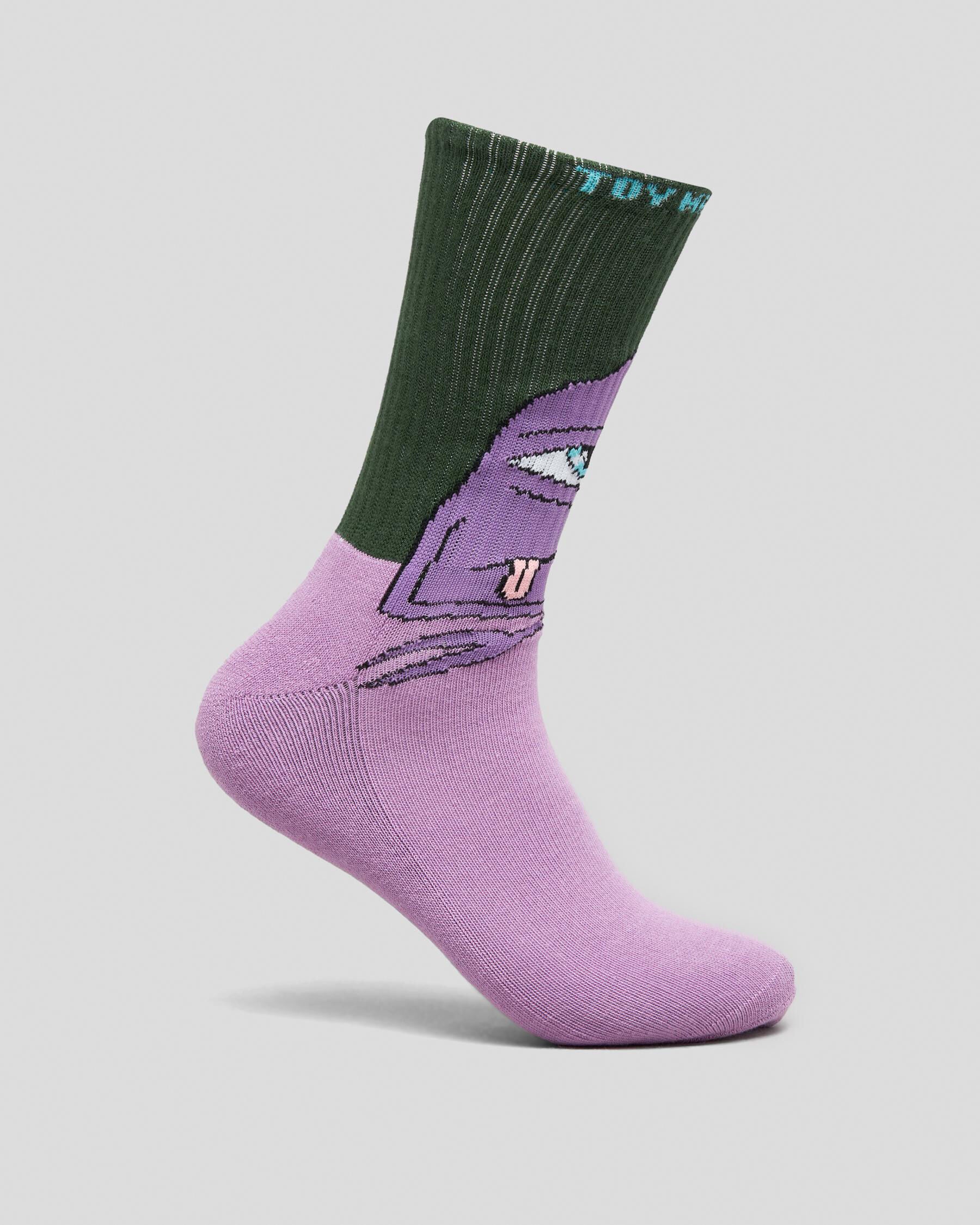 Toy Machine Men's Bored Sect Socks in Purple