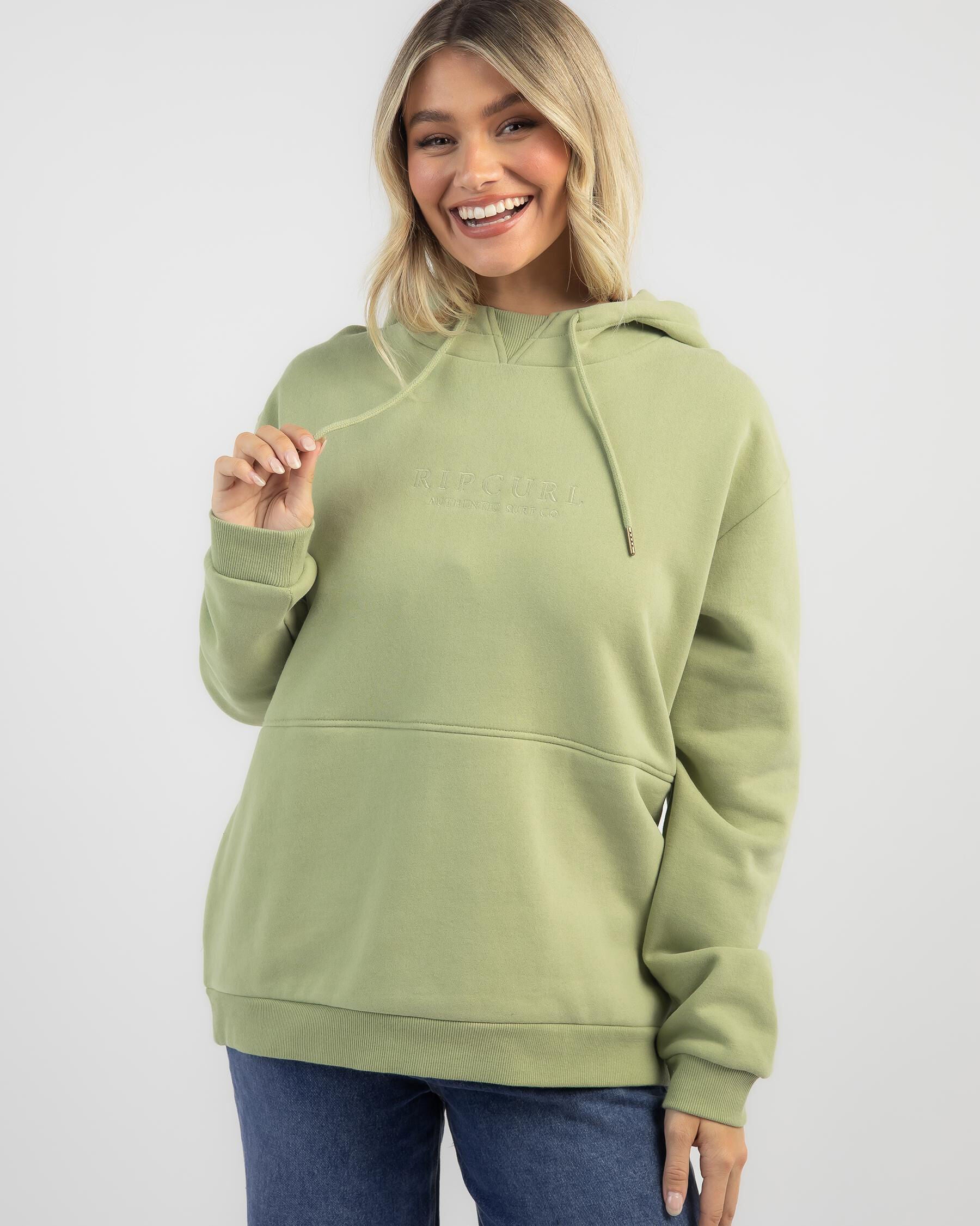 Rip Curl Women's Premium Surf Hoodie in Green