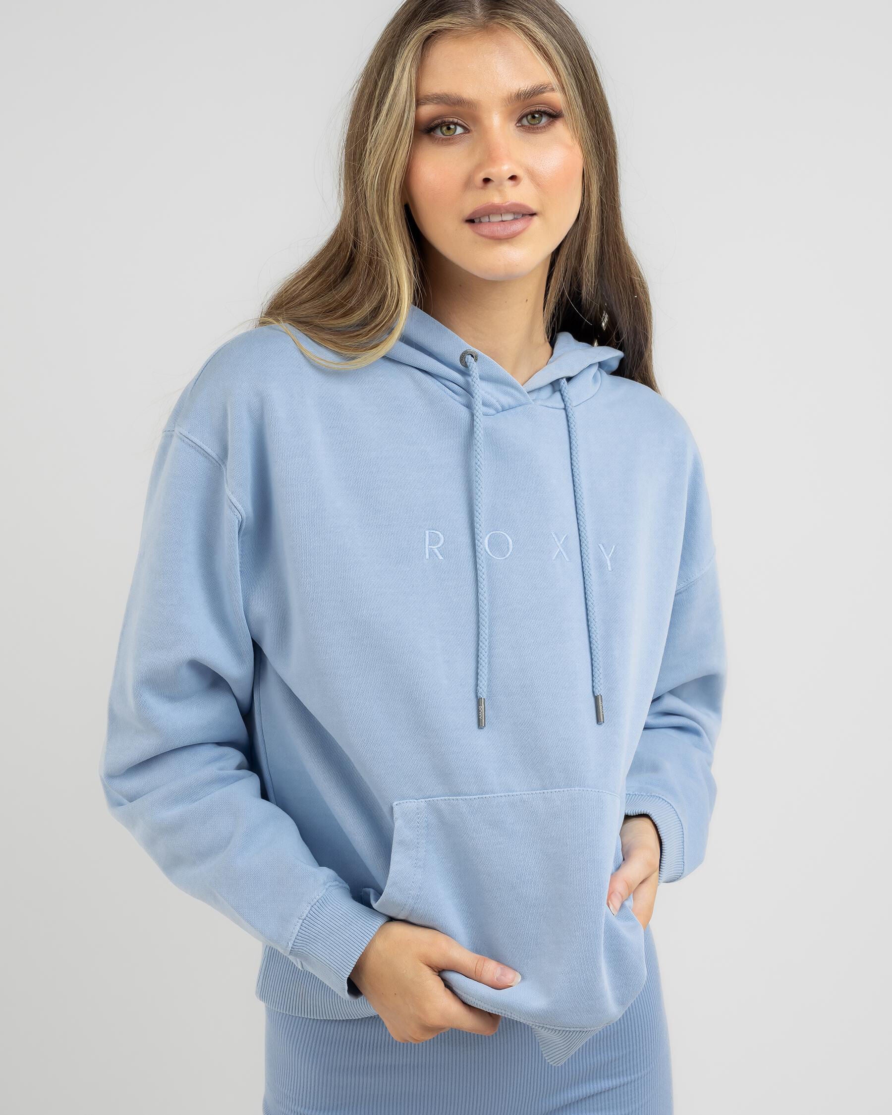 Roxy Women's Until Daylight Hoodie in Blue