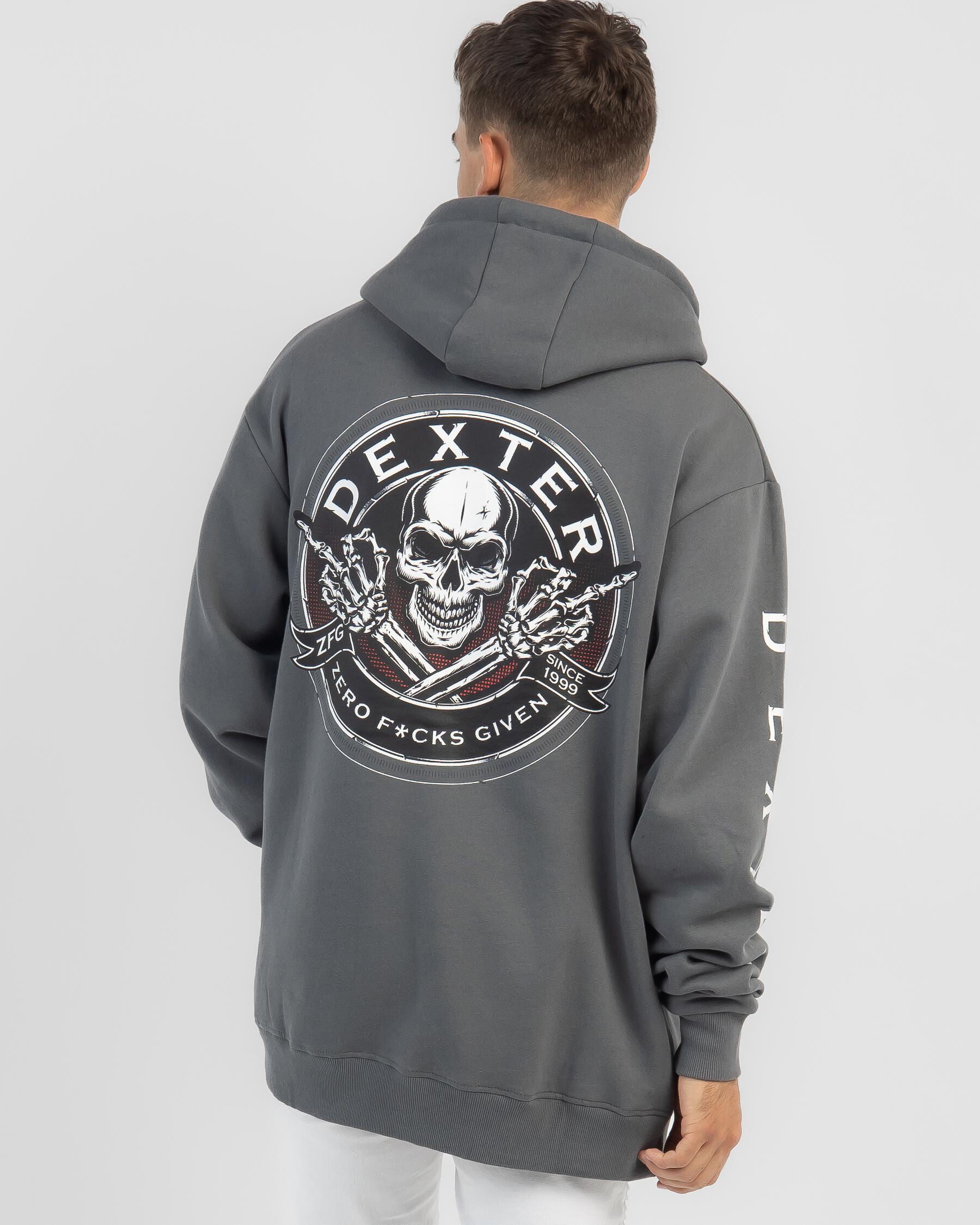 Dexter Men's Zero'd Out Hoodie in Grey