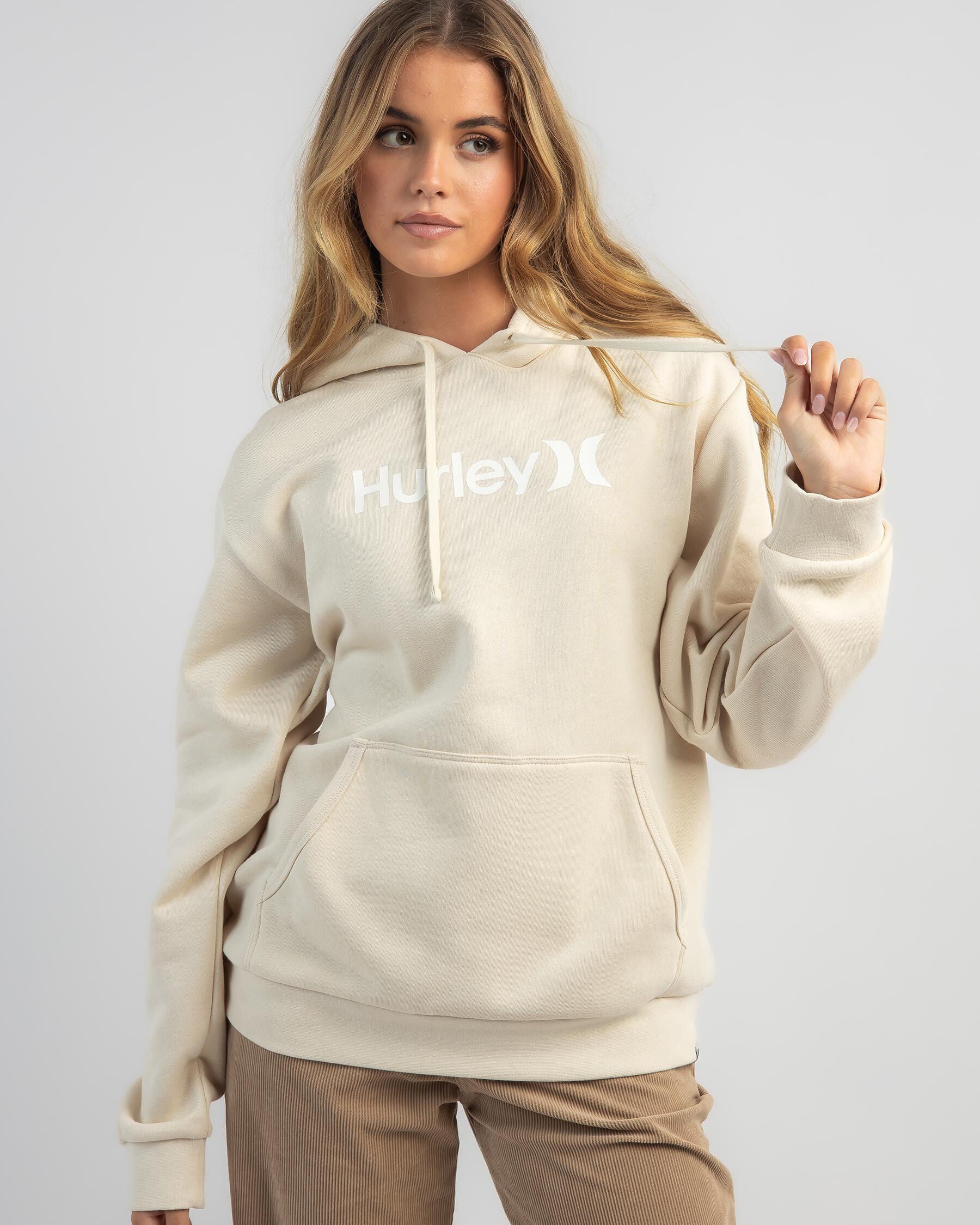 Hurley Women's One And Only Hoodie in Natural
