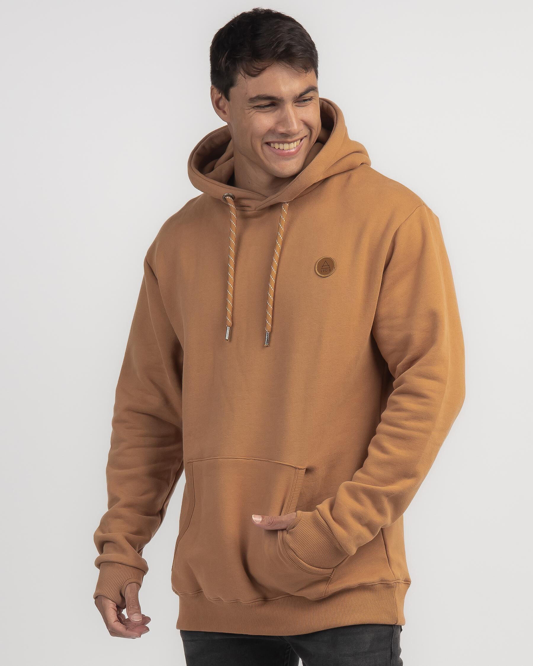 Lucid Men's Amplify Hoodie in Brown