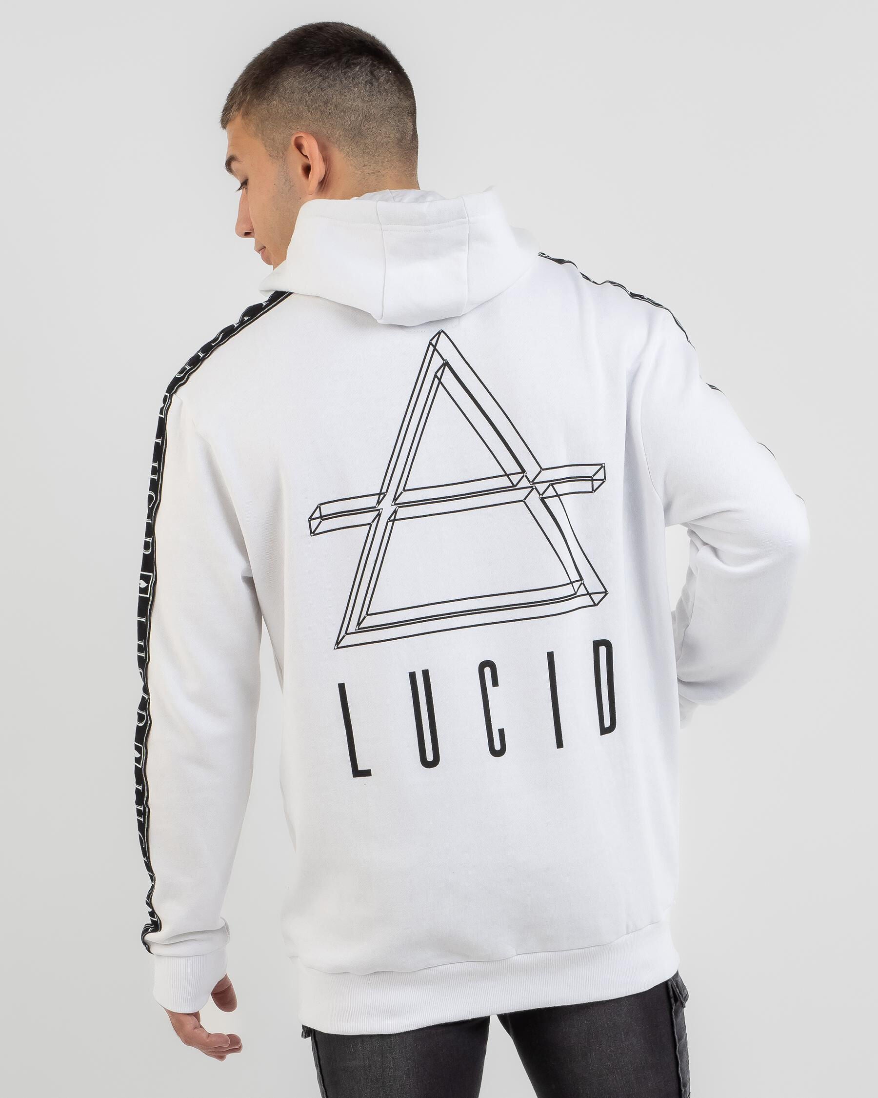 Lucid Men's Sombre Hoodie in White