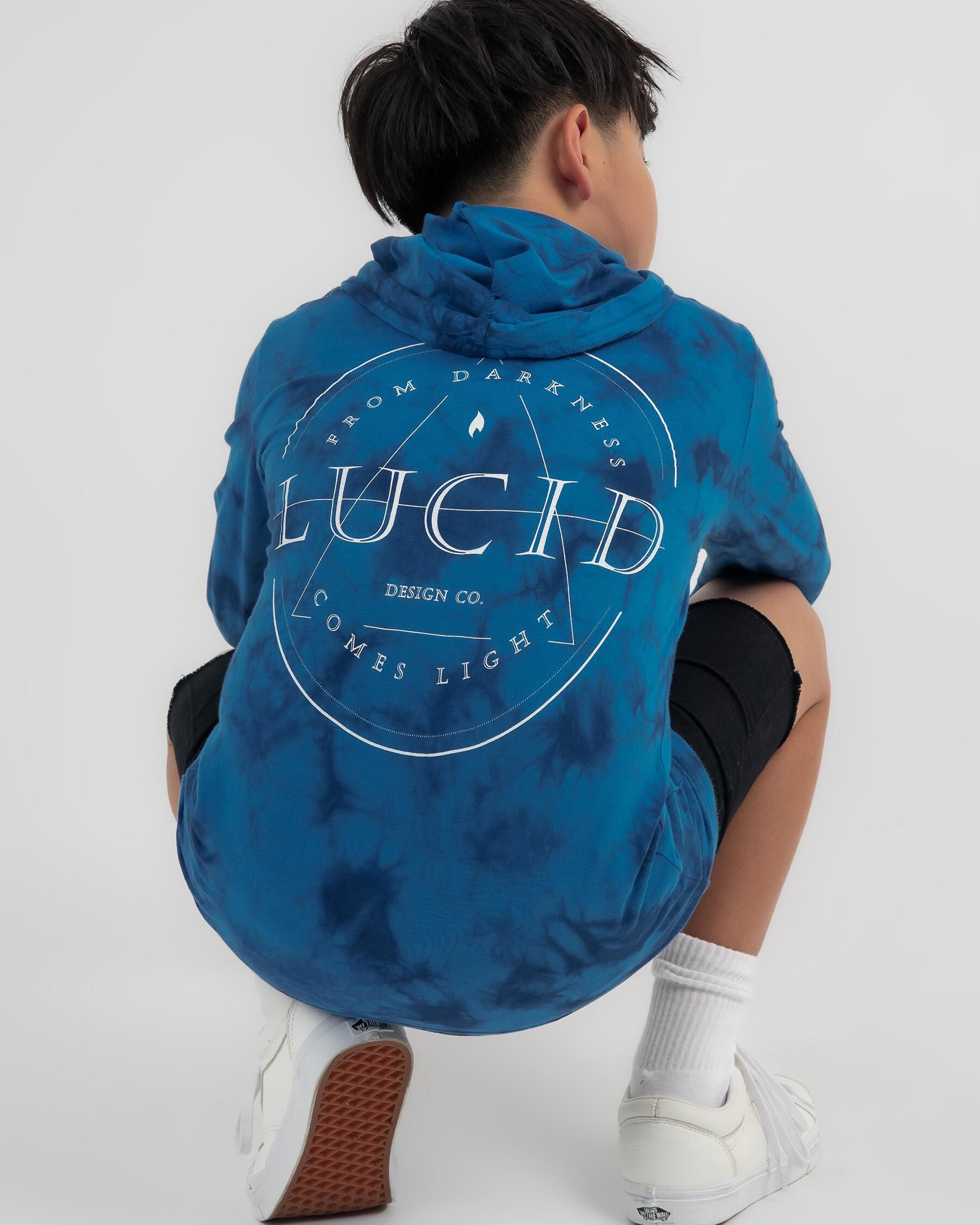 Lucid Boys' Visionary Hoodie in Blue