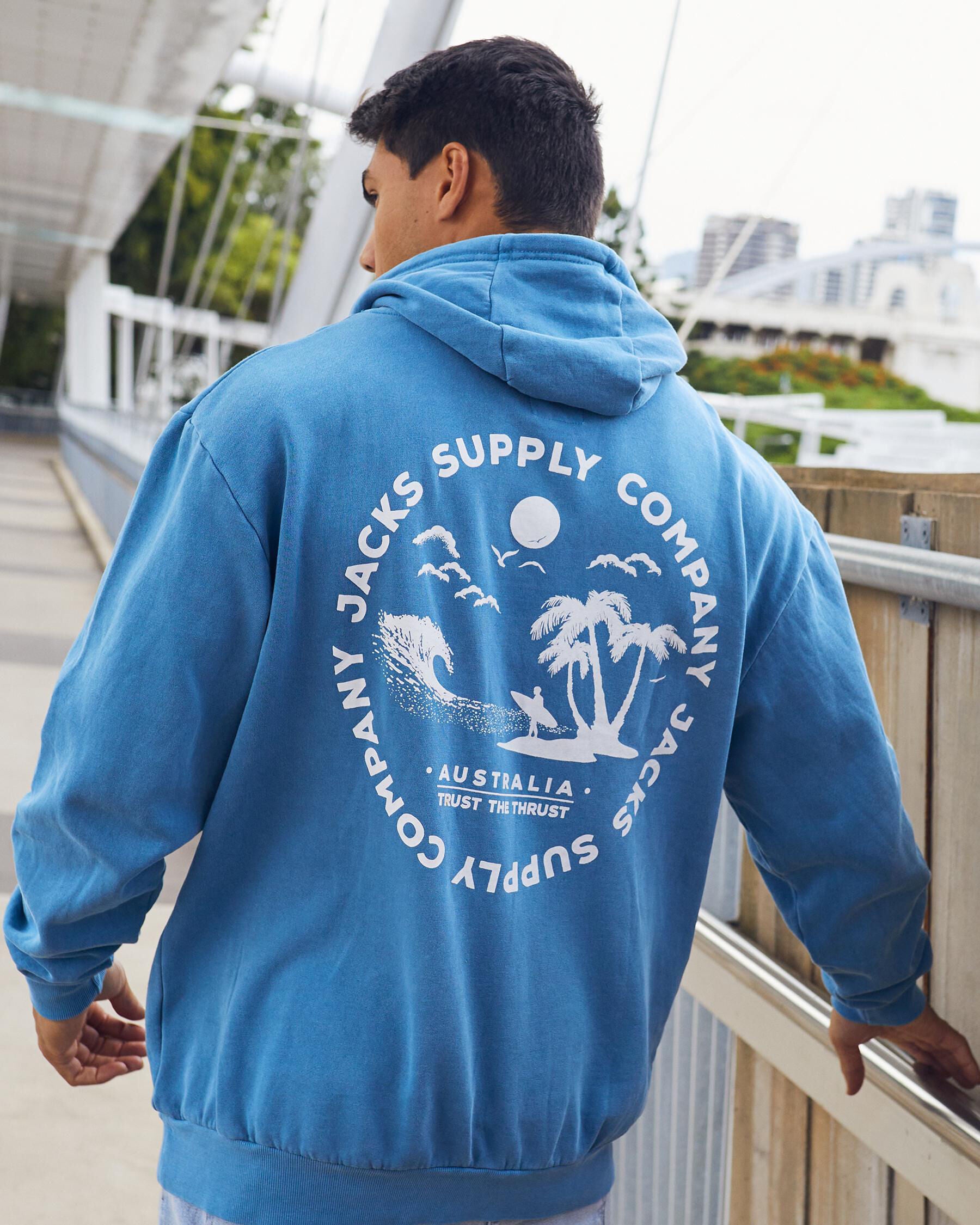 Jacks Men's Haven Hoodie in Blue