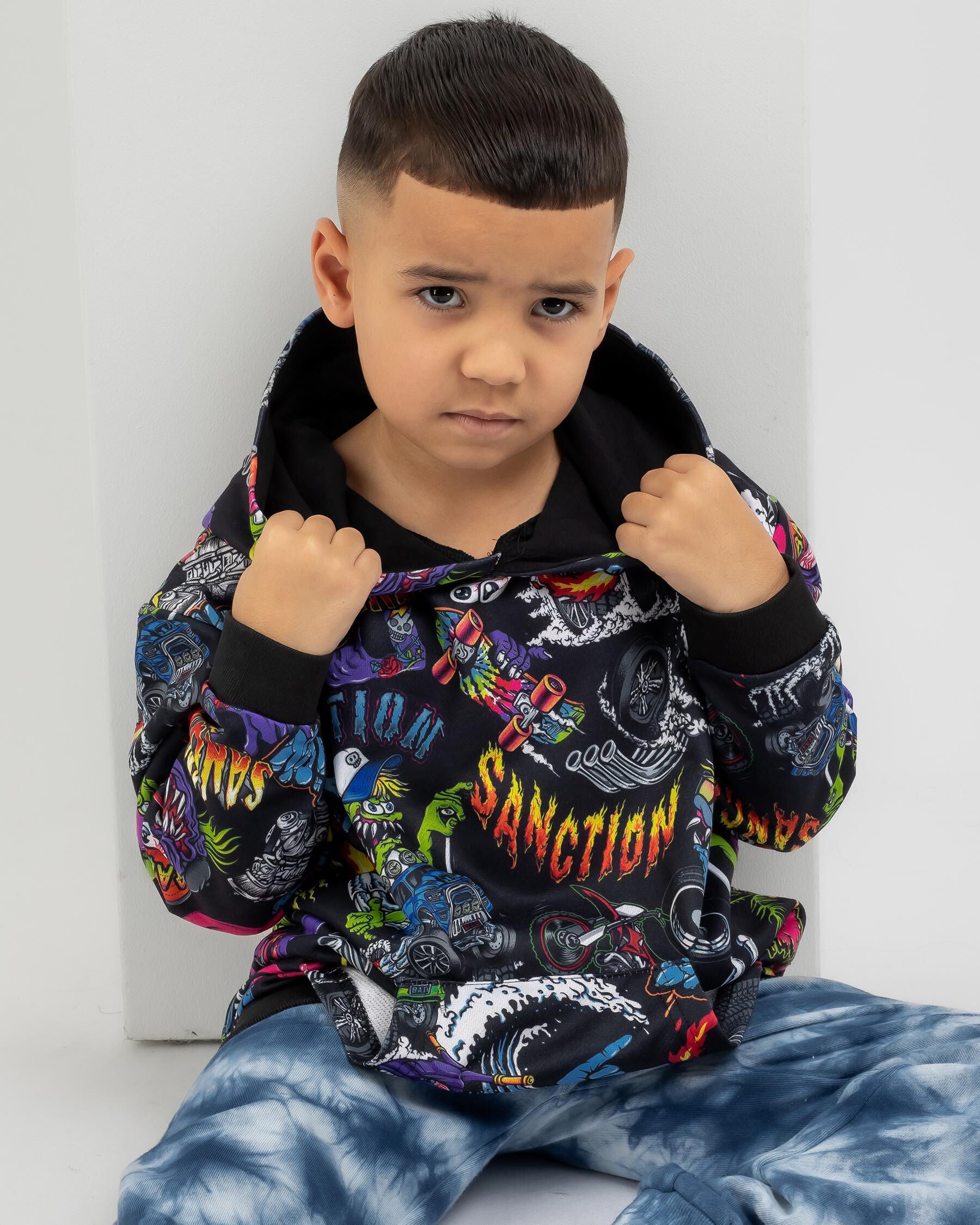 Sanction Toddlers' Monstered Hoodie