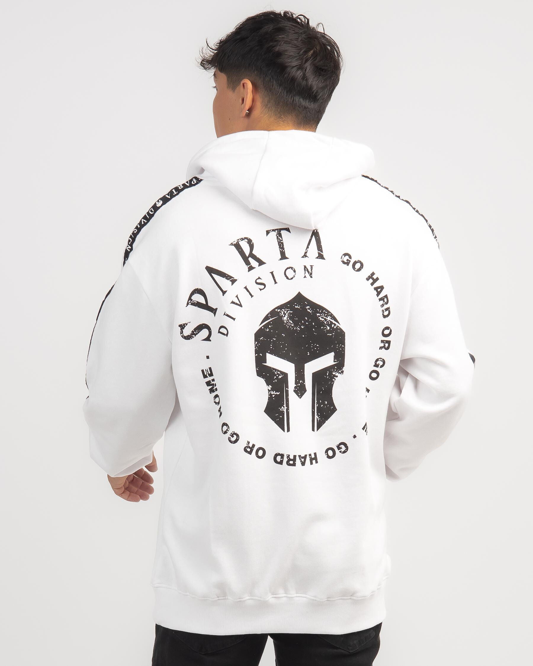 Sparta Men's Taper Hoodie in White