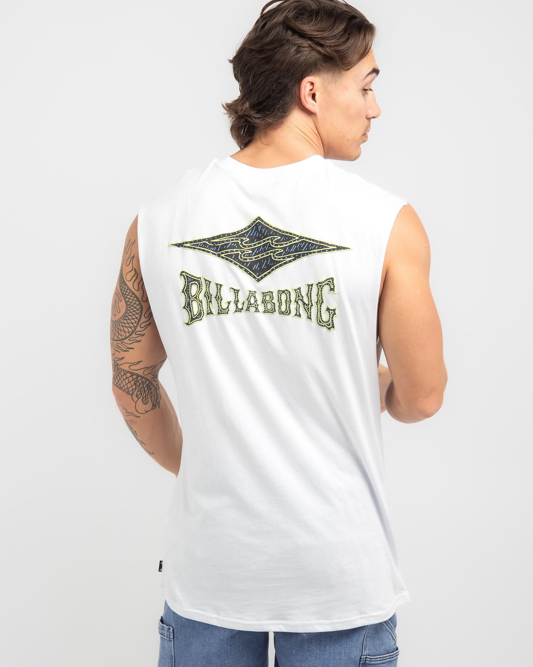 Billabong Men's Ridge Muscle Tank Top in White