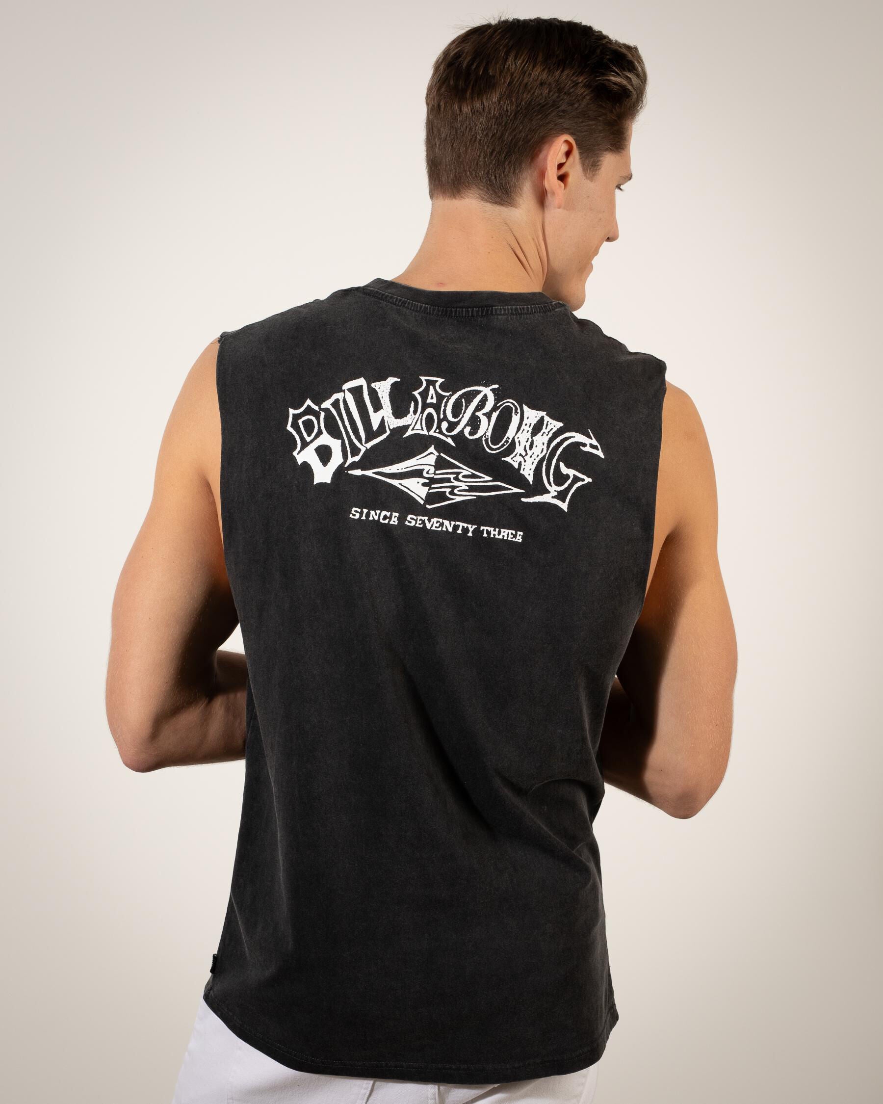 Billabong Men's Ransom Muscle Tank Top in Black