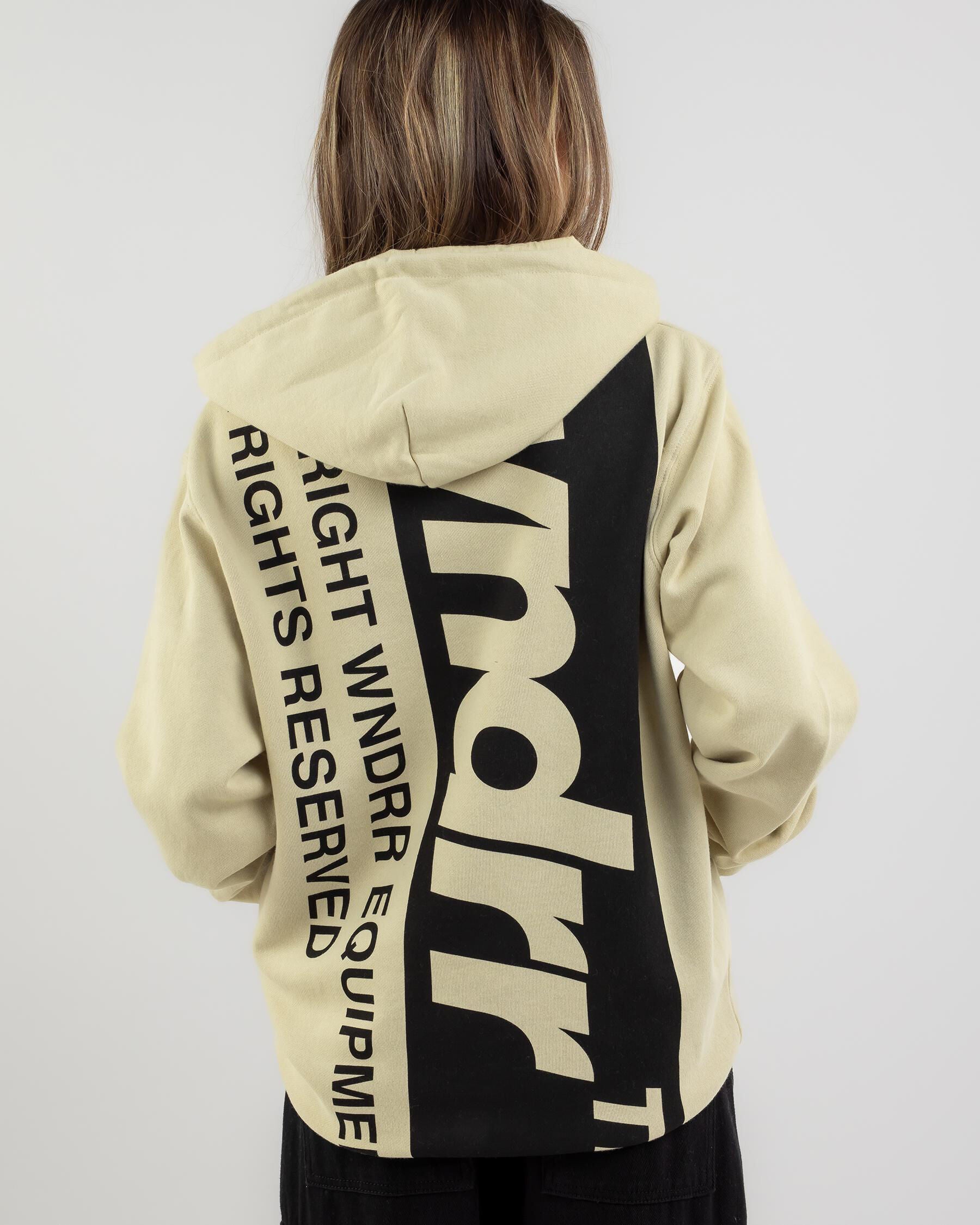 Wndrr Women's Outlash Hoodie in Brown