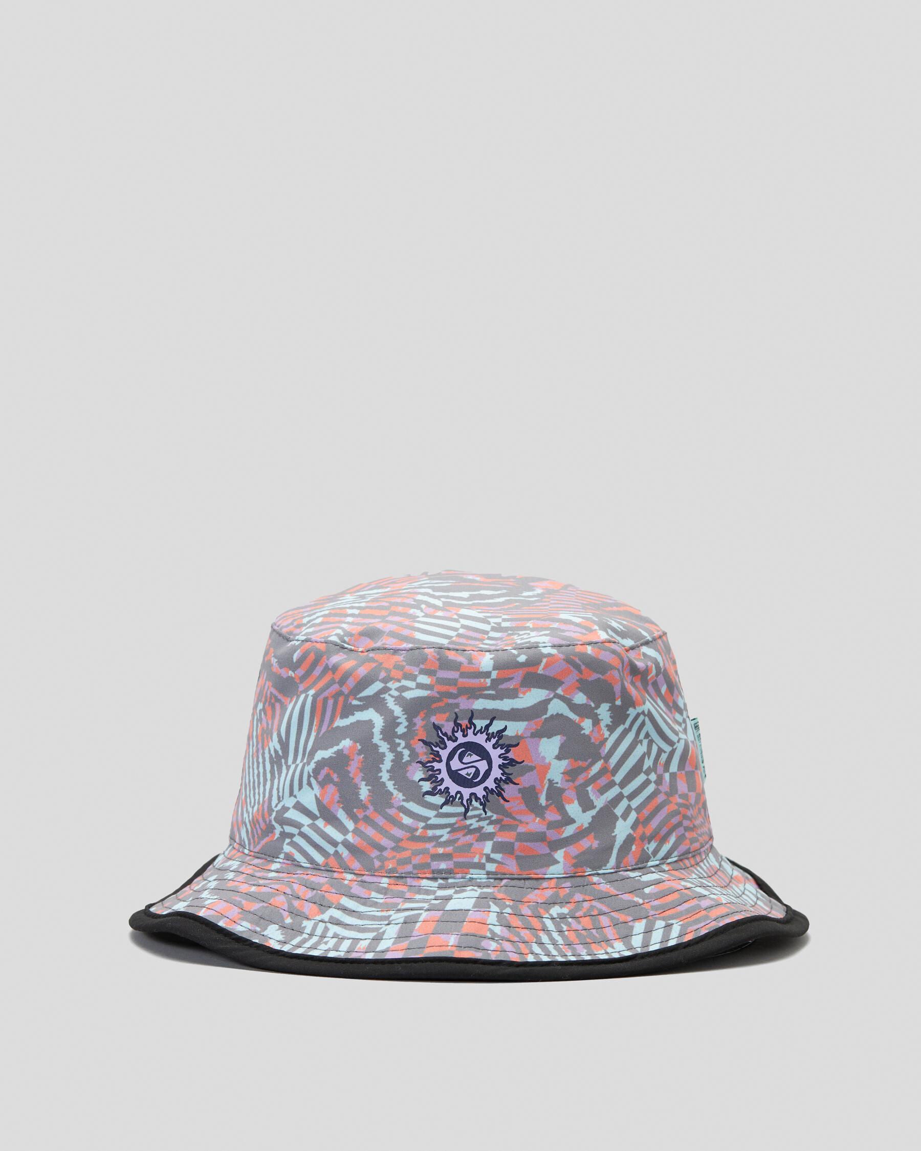 Quiksilver Flipped Out Youth Bucket Hat in Black