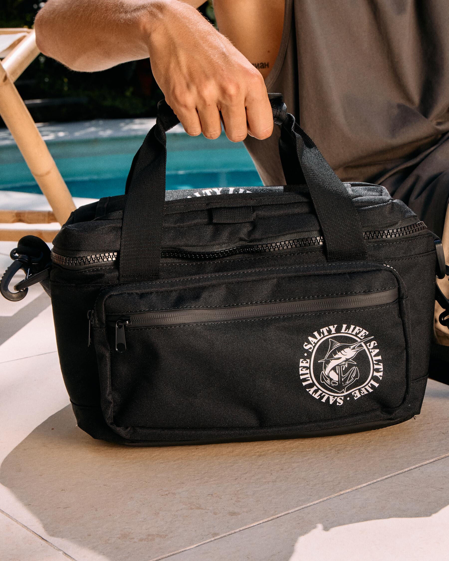 Salty Life Catch Cooler in Black