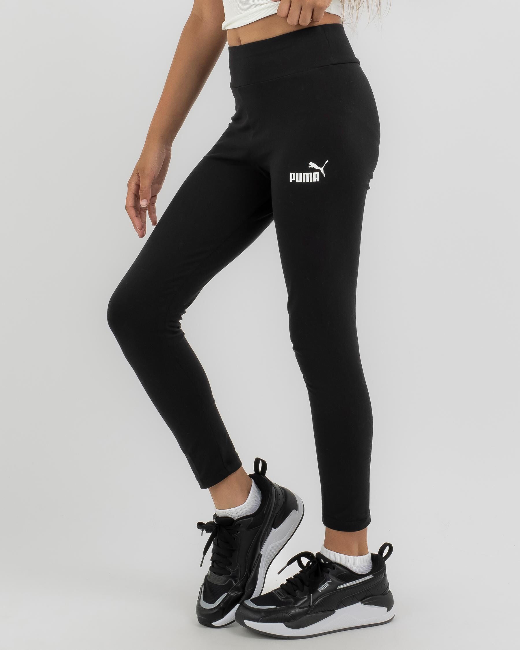 Puma Girls' Power Colorblock Leggings in Black