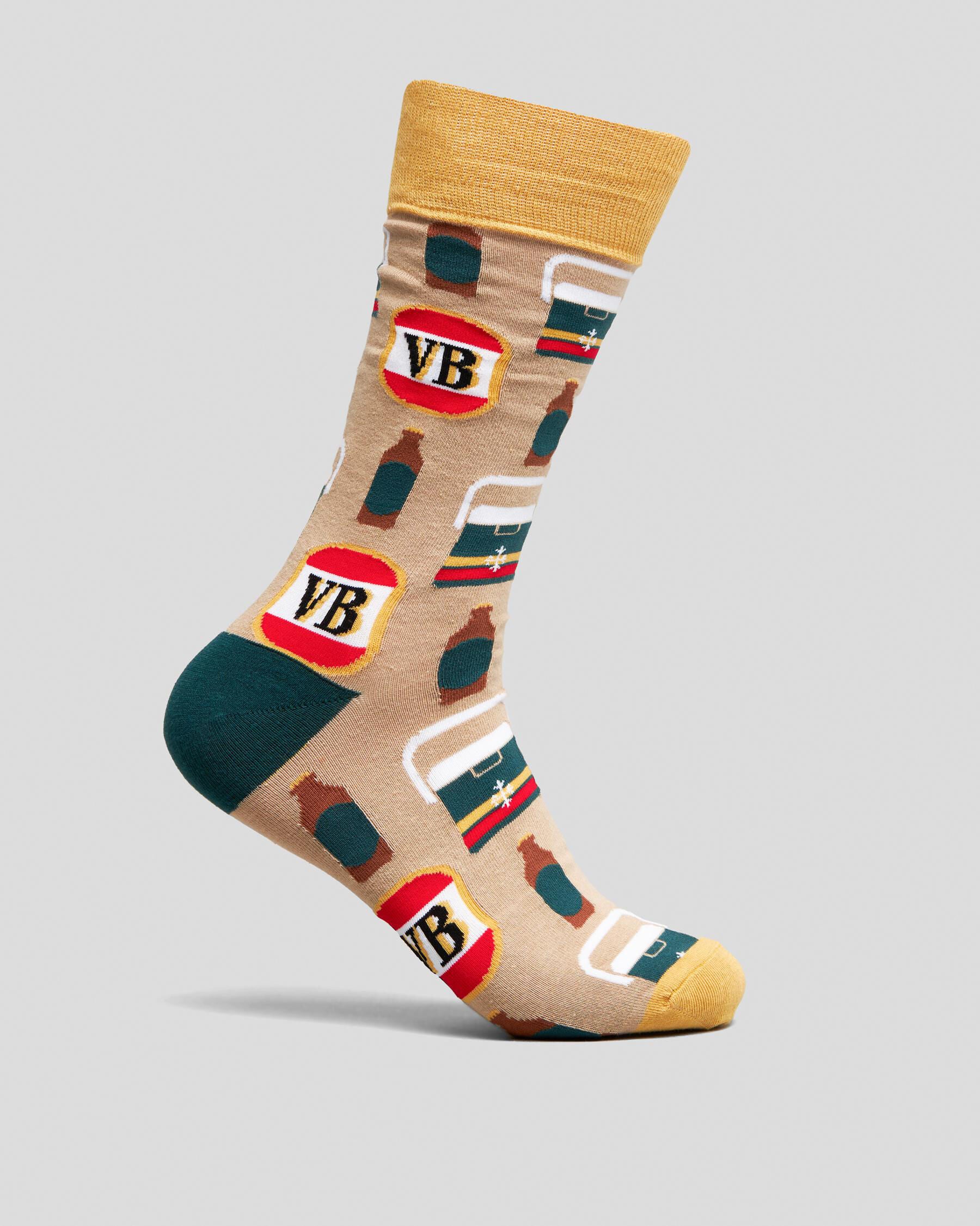 FOOT-IES Men's Vb Cooler Socks in Natural