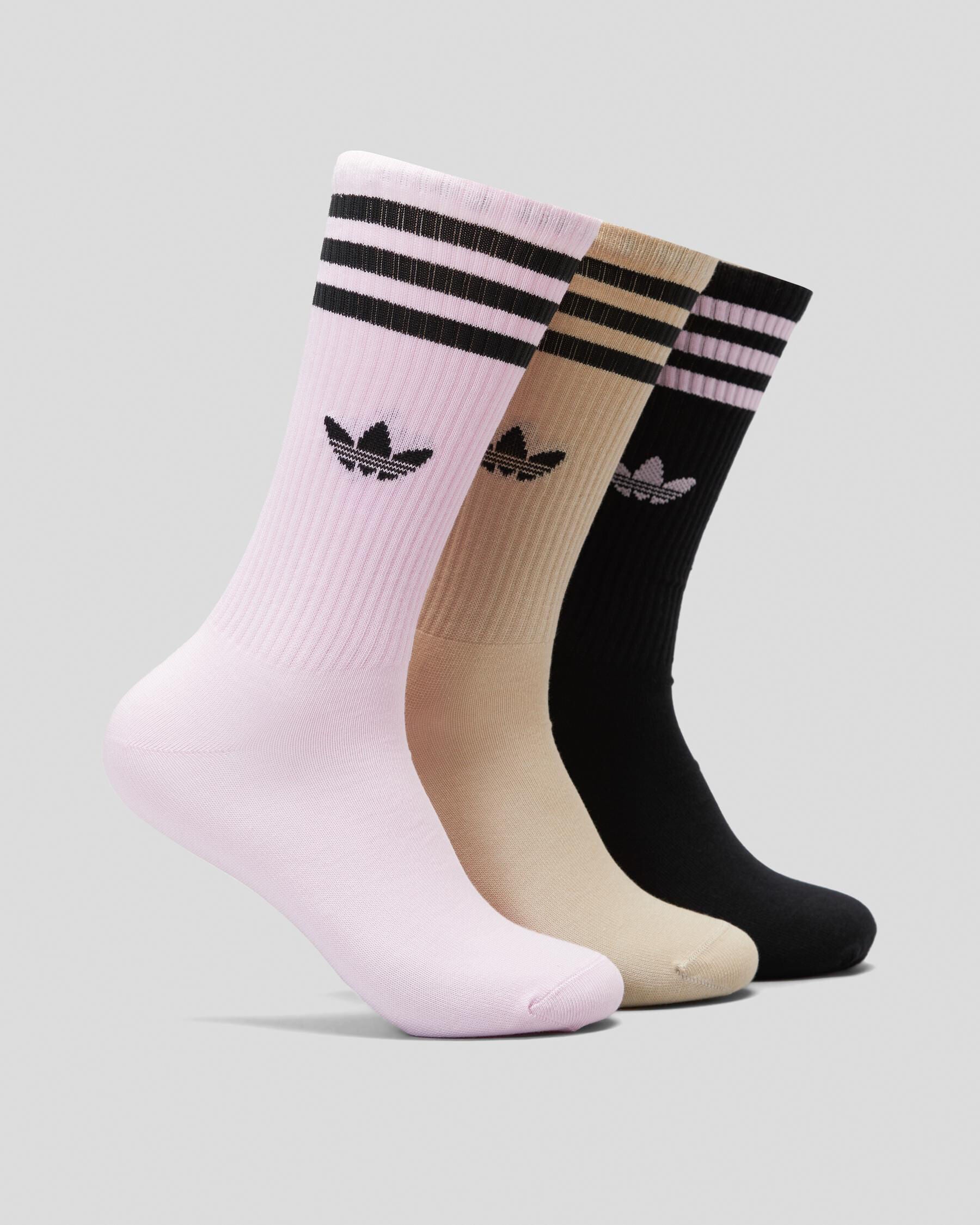 Adidas Women's Solid Crew Socks