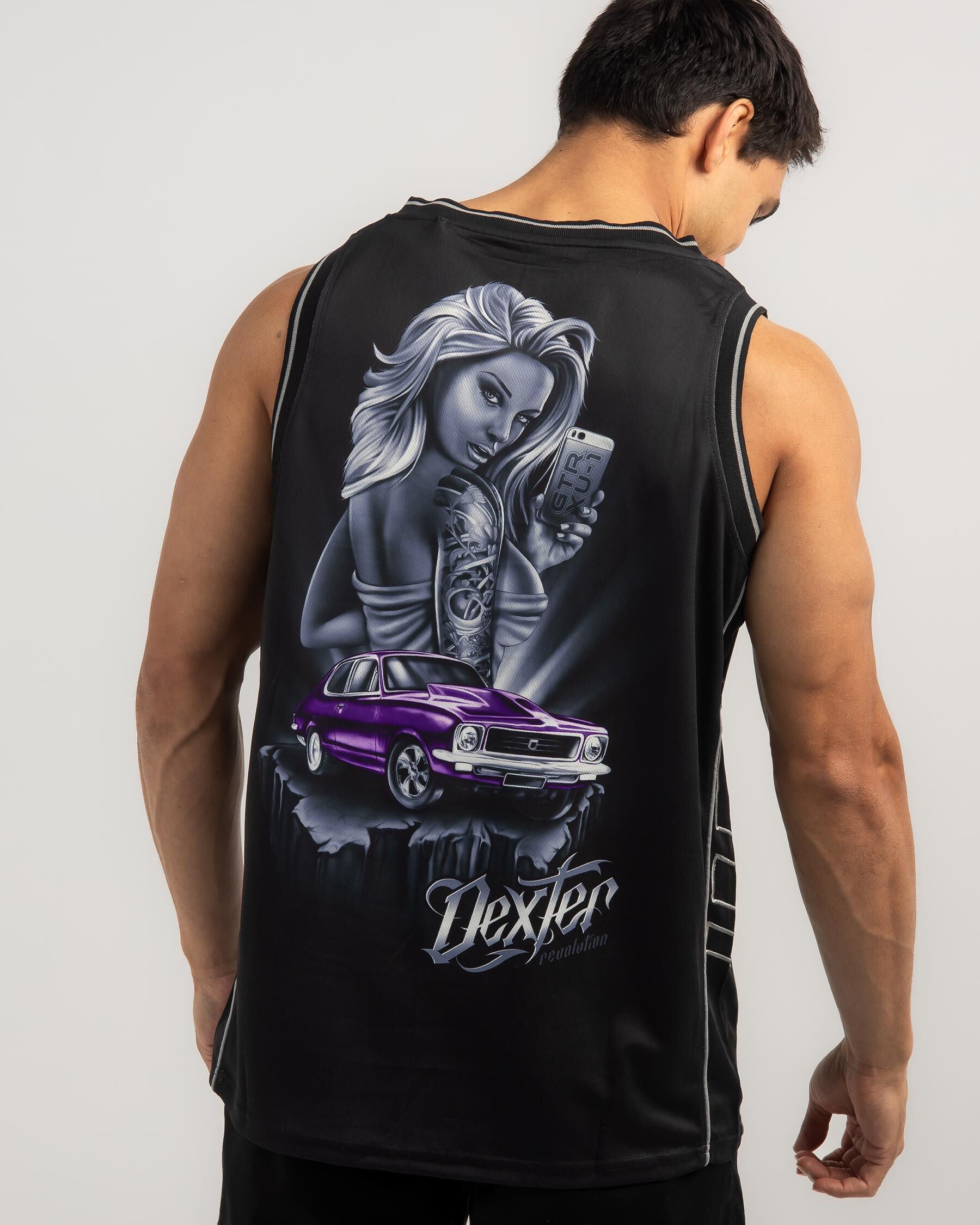 Dexter Men's Traction Muscle Tank Top in Black