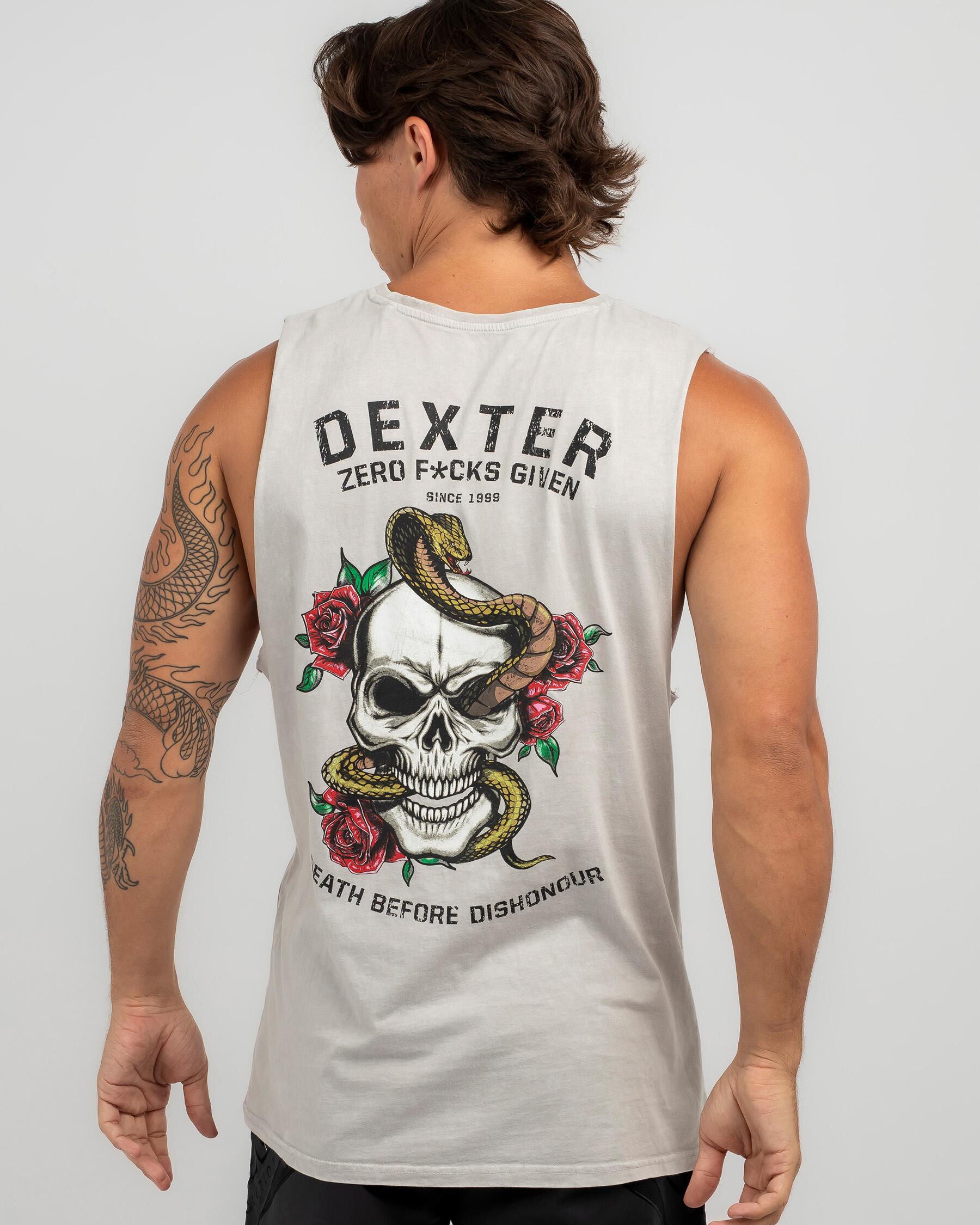Dexter Men's Vertex Muscle Tank Top in Grey