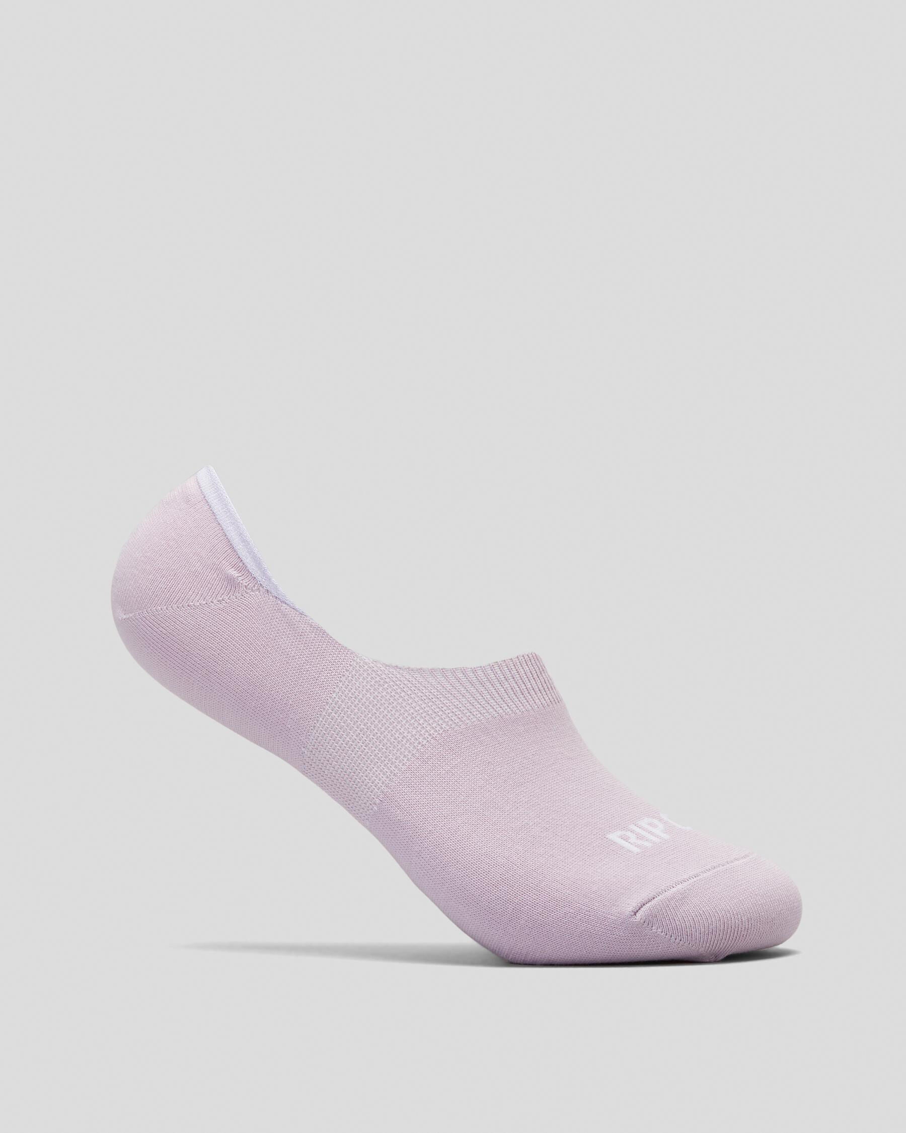 Rip Curl Women's Invisible Socks Pair in Purple