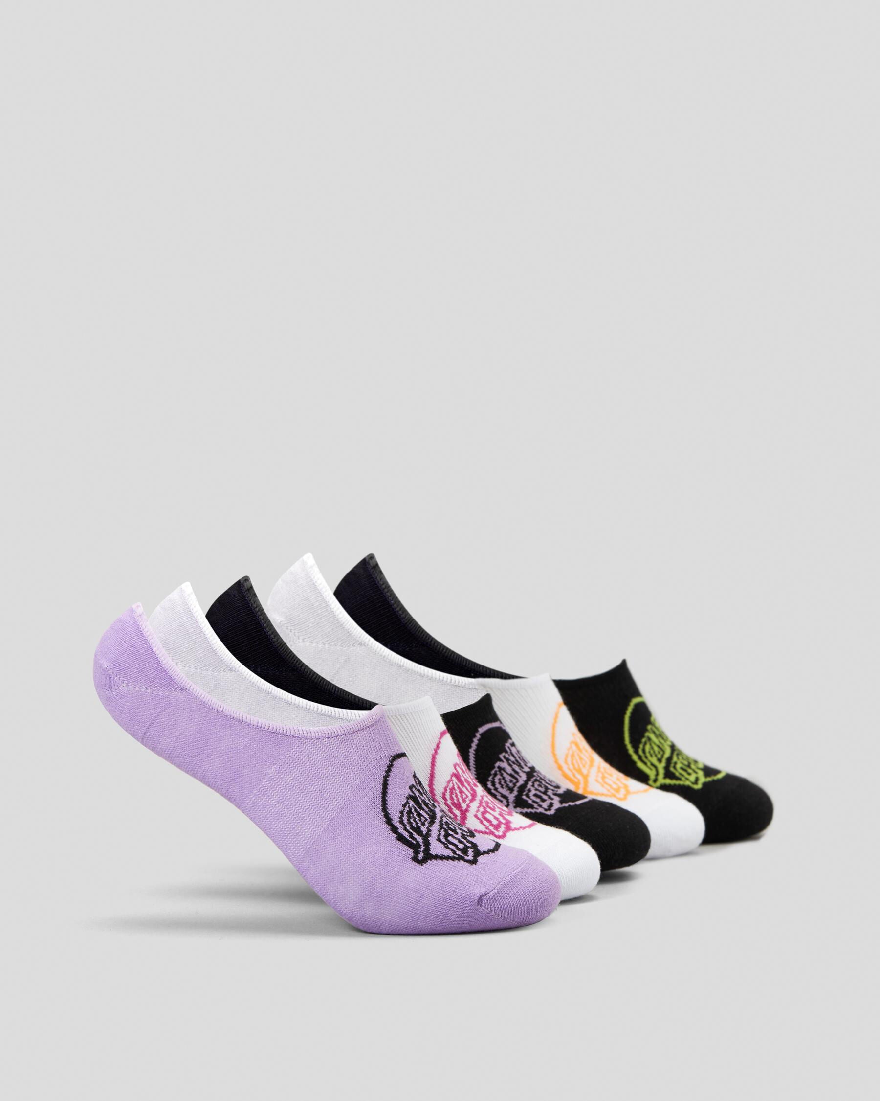 Santa Cruz Women's Opus Dot Socks 5 Pack