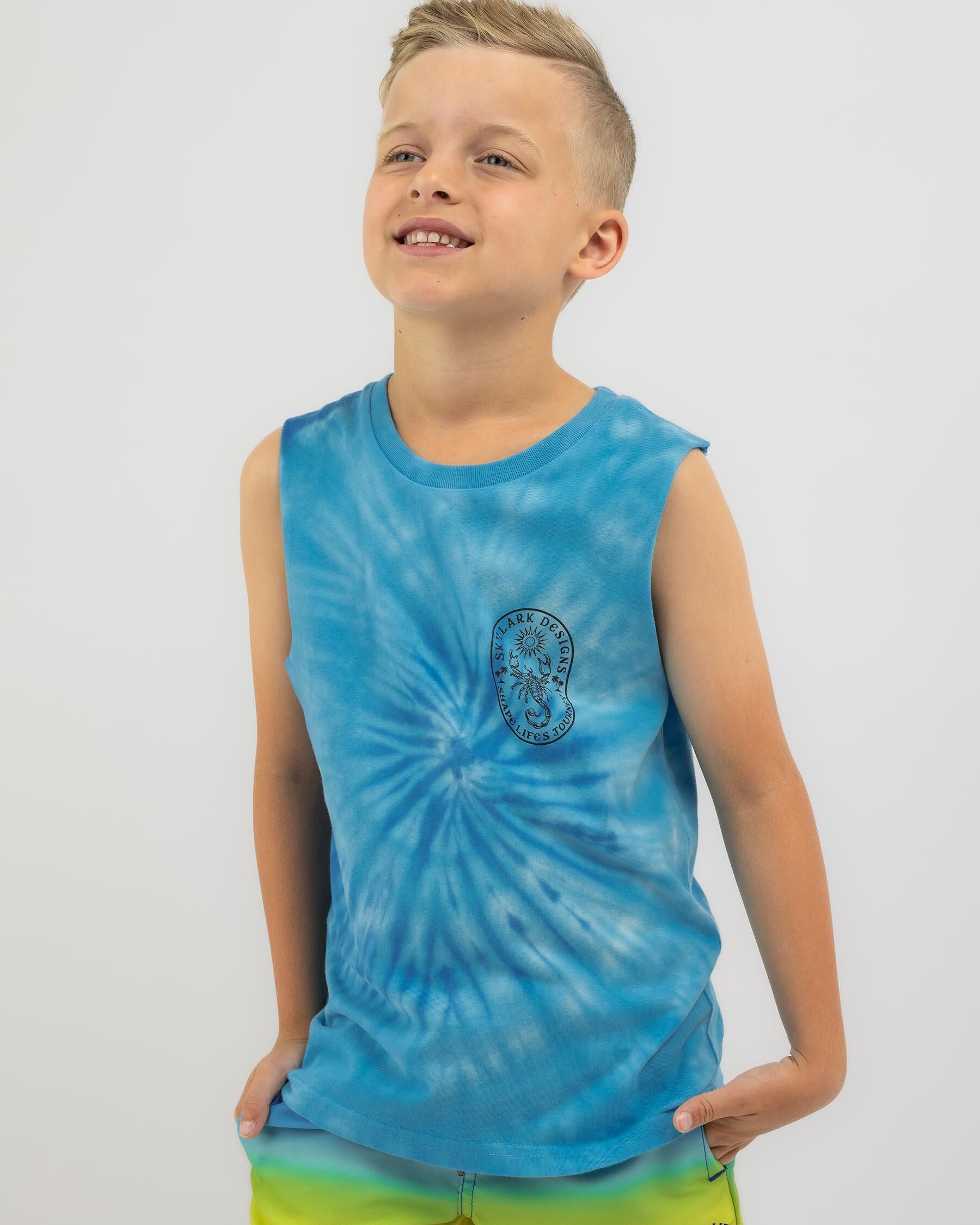 Skylark Toddlers' Stings Muscle Tank Top in Blue