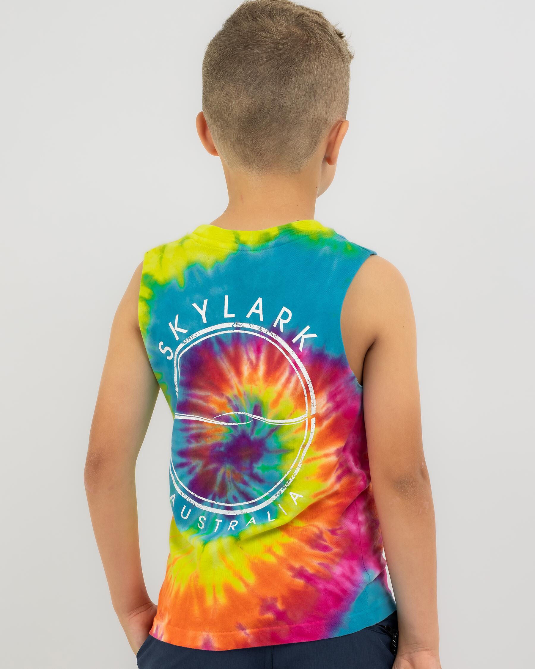 Skylark Toddlers' Curved Muscle Tank Top