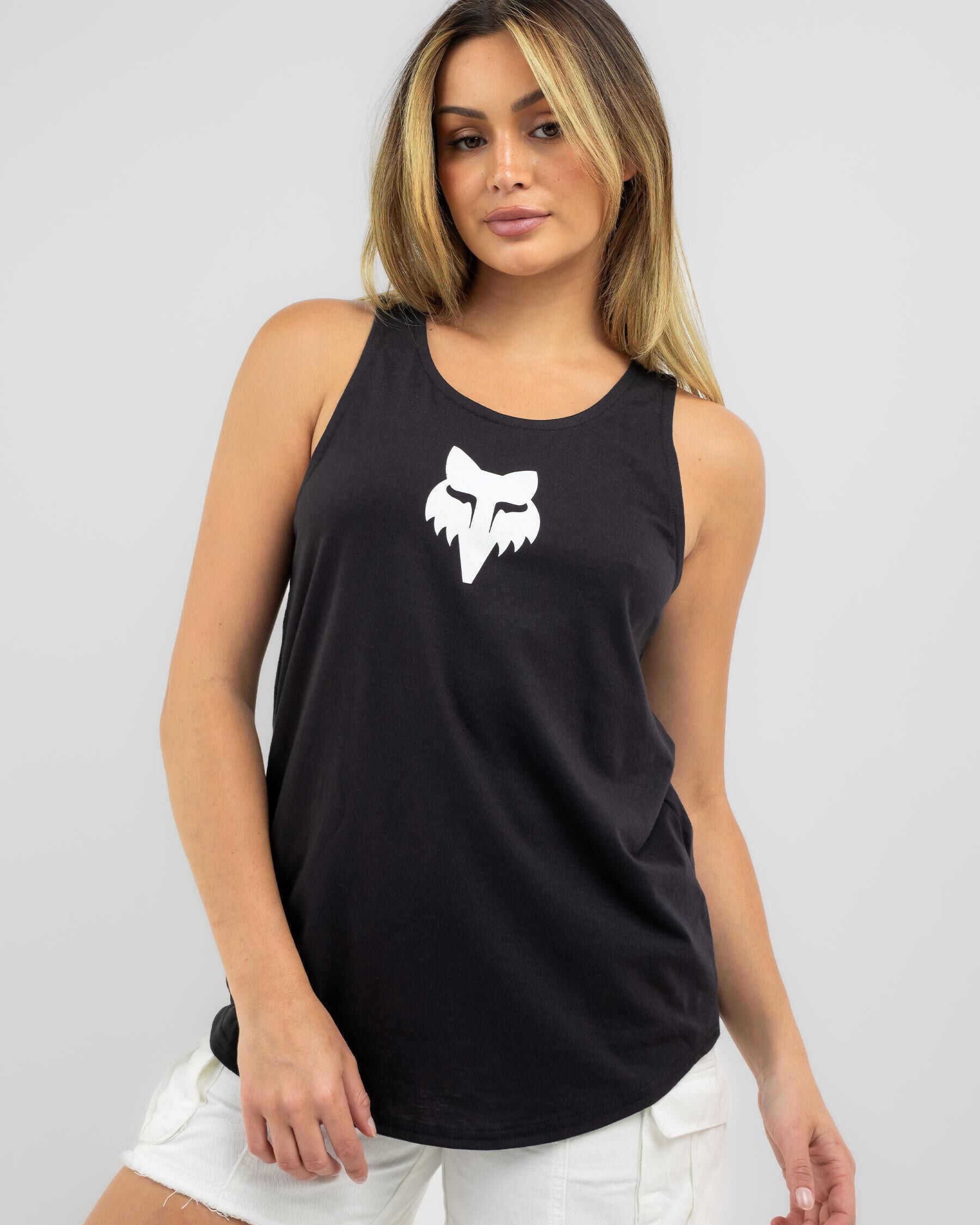 Fox Women's Head Tank Top in Black