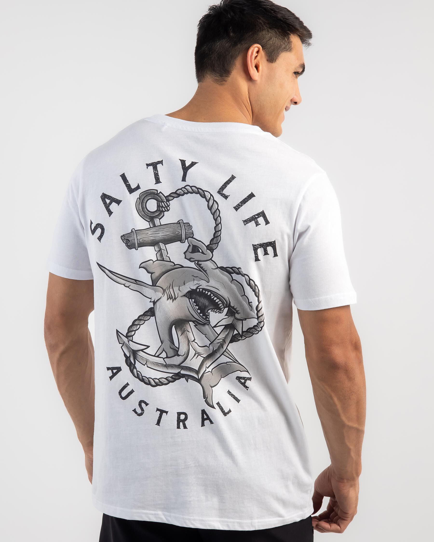 Salty Life Men's Hammerhead T-Shirt in White