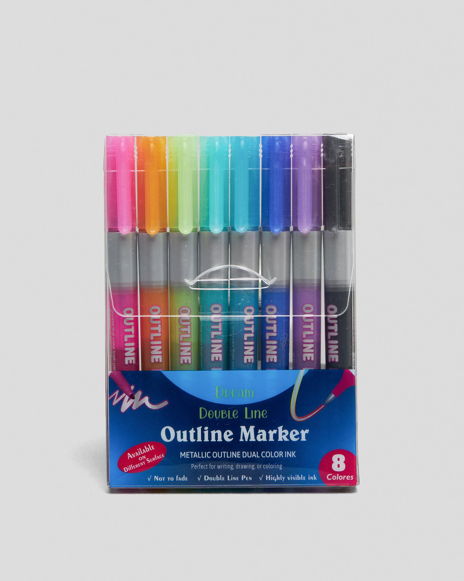Get It Now Metallic Outliner Dual Marker Set