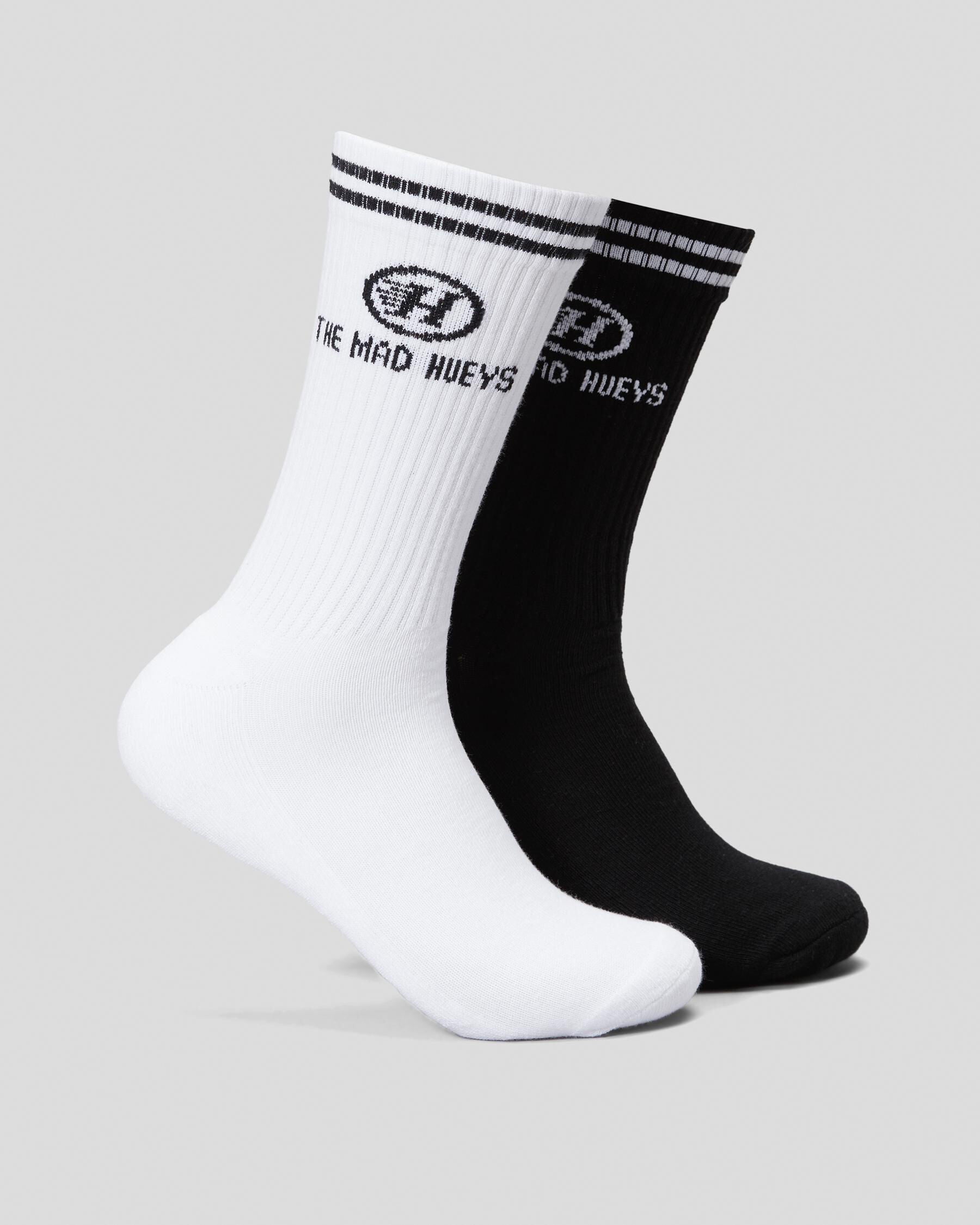 The Mad Hueys Men's Hueys Life Socks 2 Pack