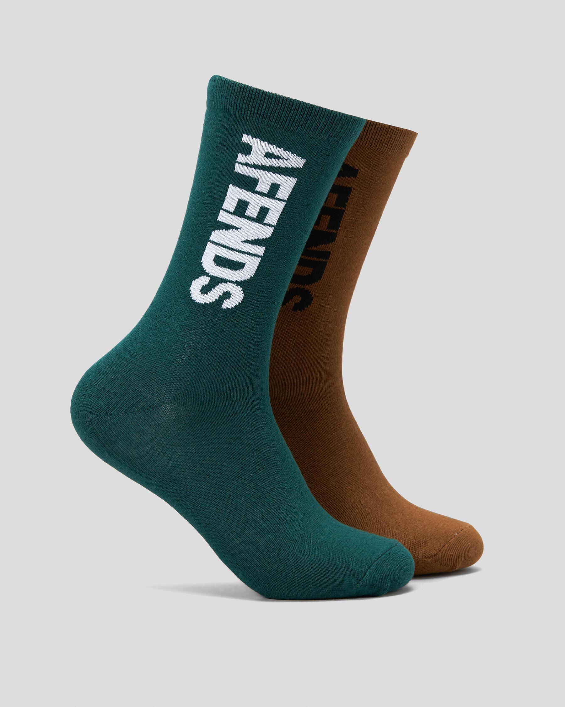 Afends Men's Vinyl Recycled Socks 2 Pack