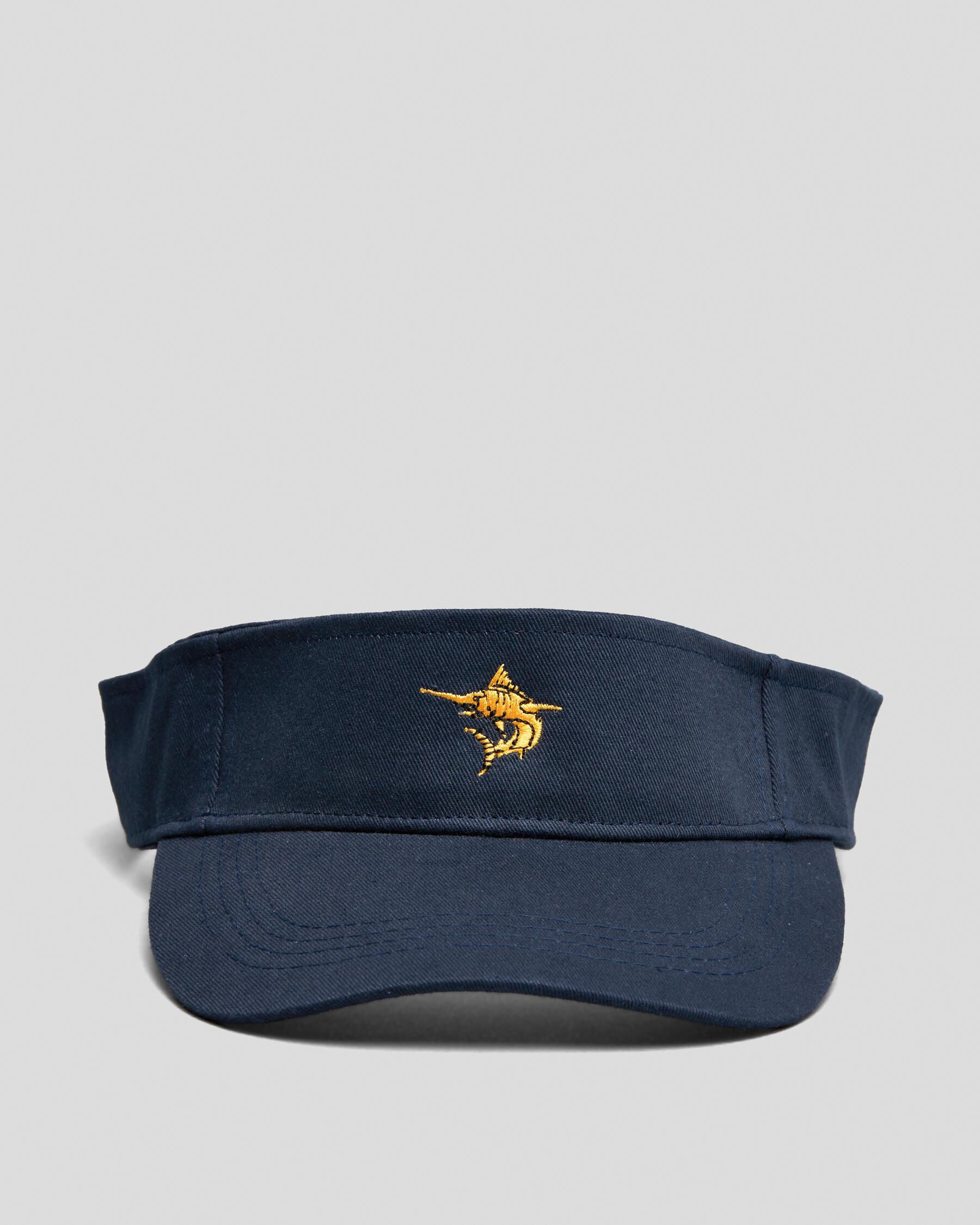 Salty Life Men's Anglers Visor Hat in Navy