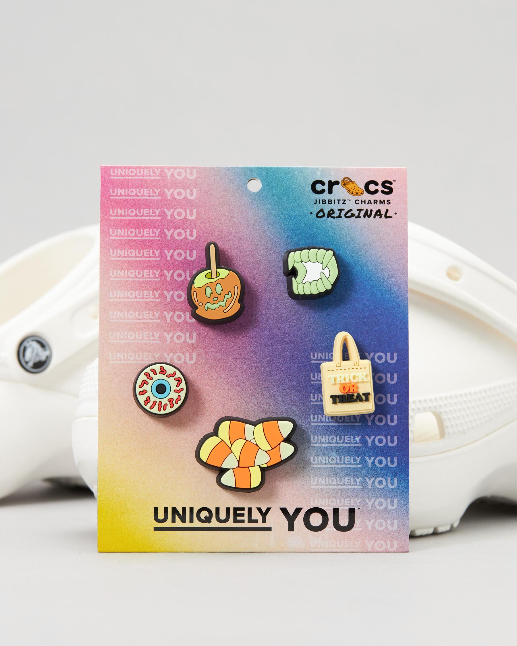 Crocs Girls' Gitd Trick R Treat Jibbitz 5 Pack