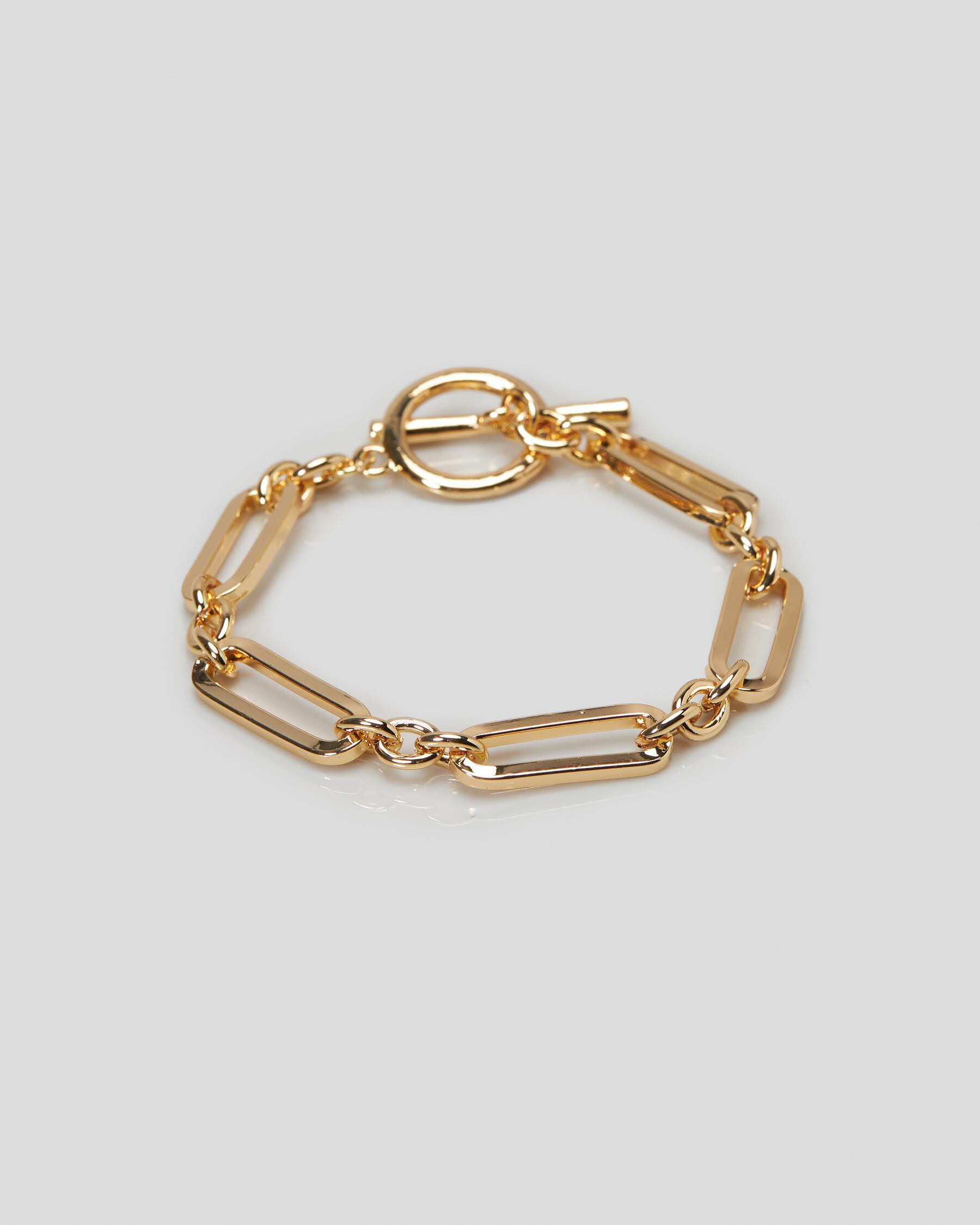 REPUBLIK Men's Paper Clip Link Bracelet in Silver