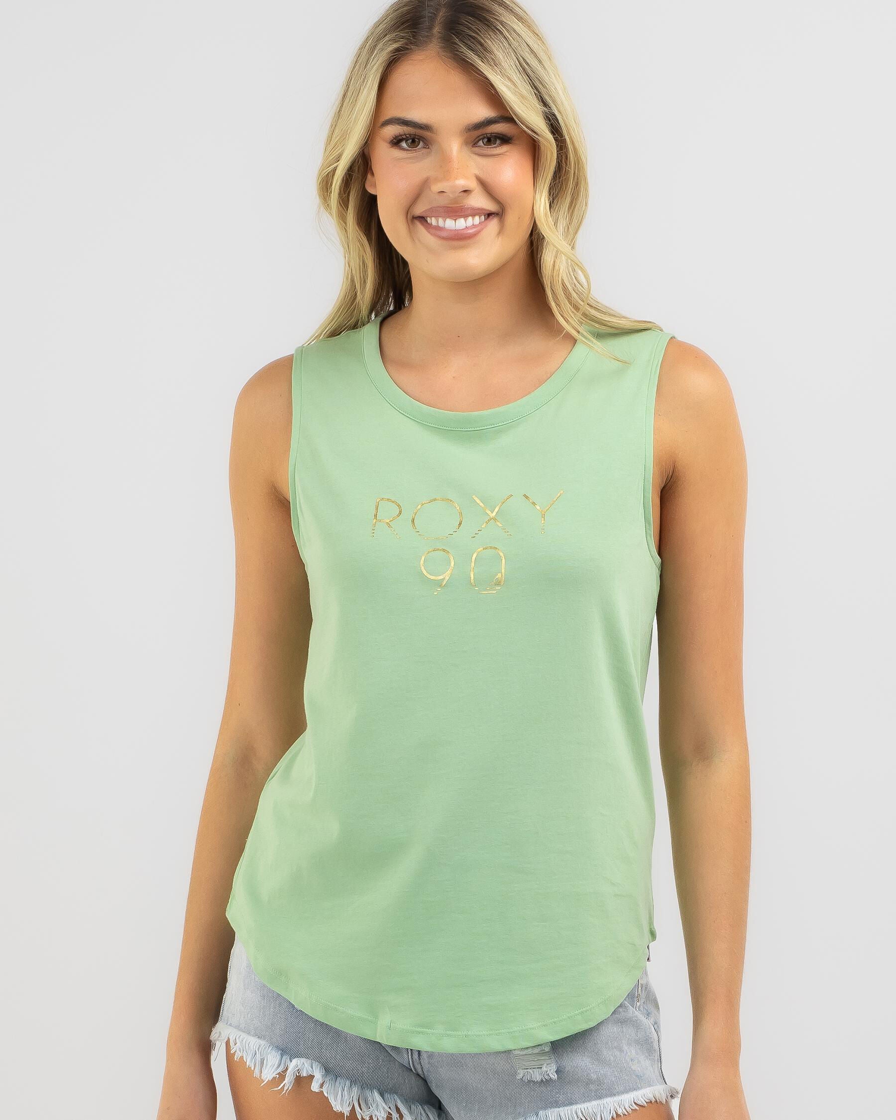 Roxy Women's Epic Days Corpo Tank Top in Green