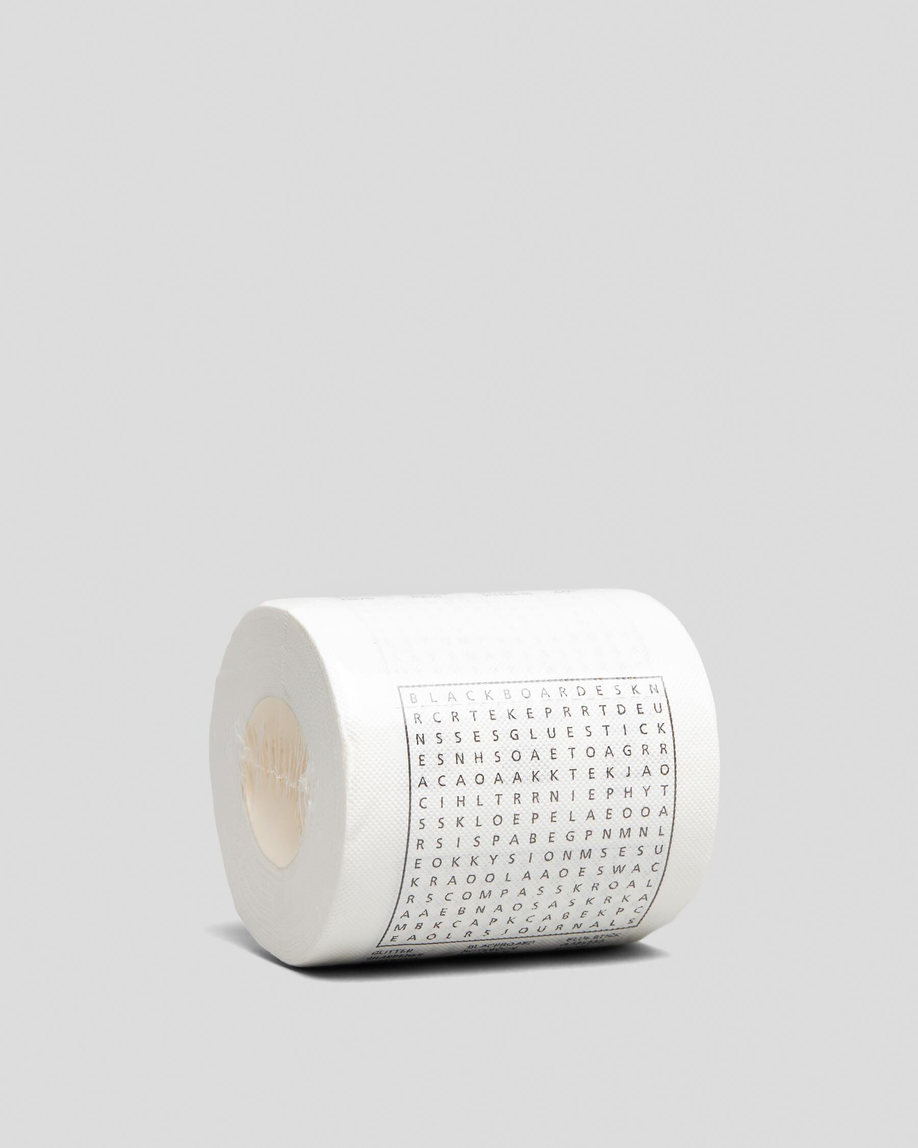 Get It Now Word Search Toilet Paper in White