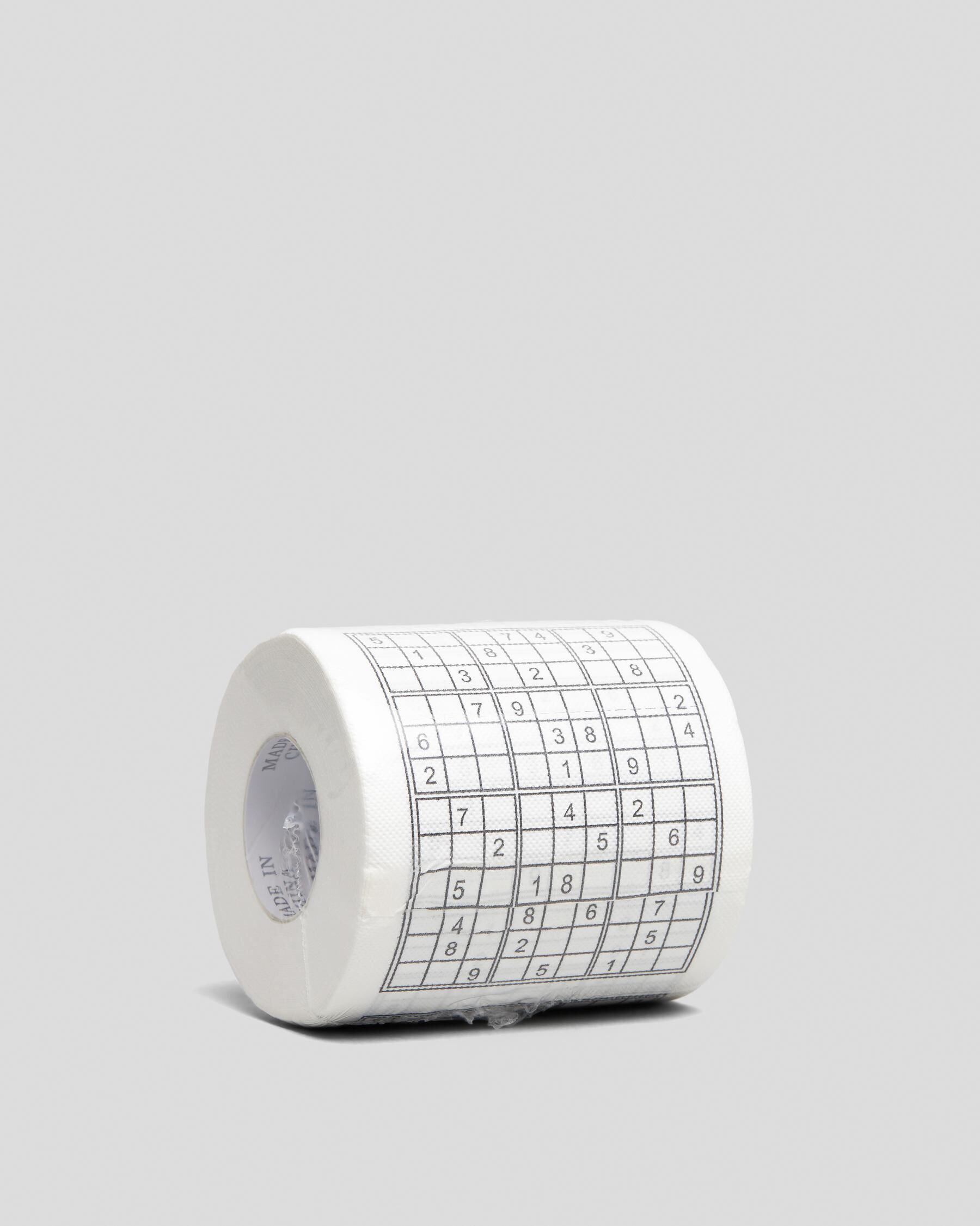 Get It Now Sudoku Toilet Paper in White