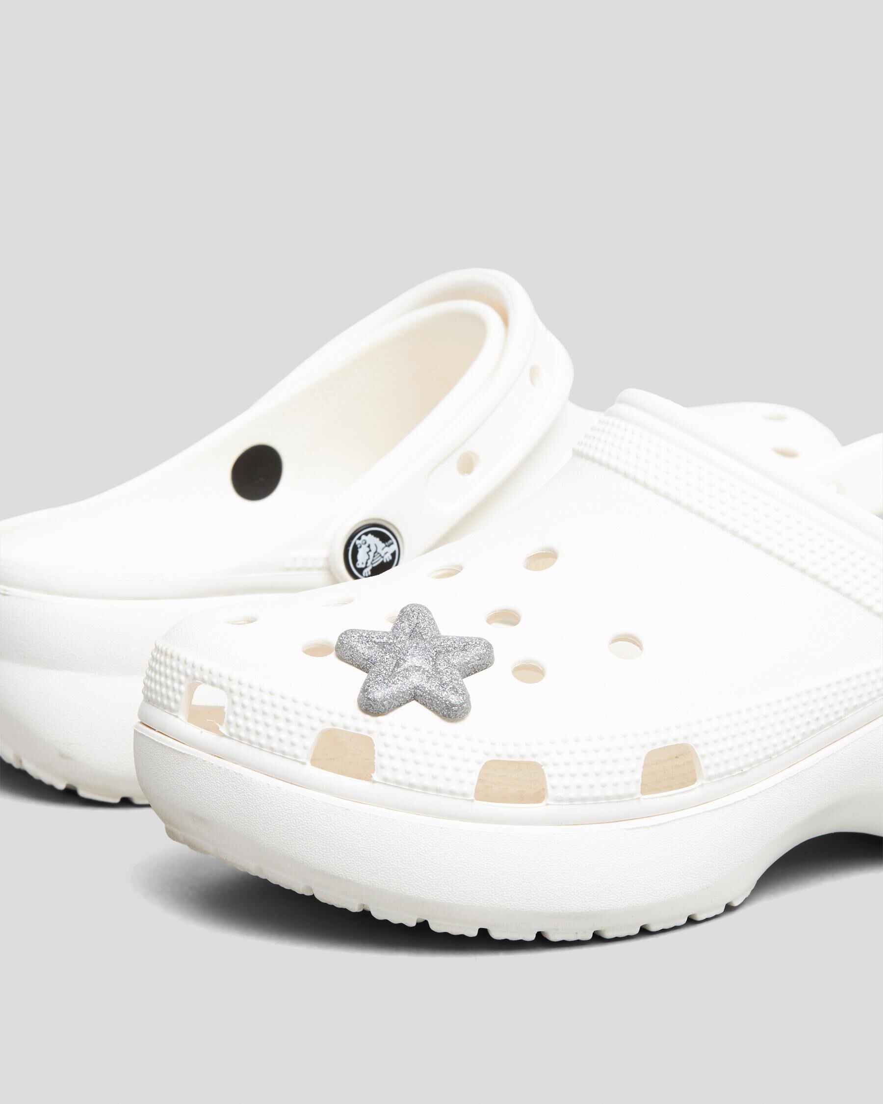 Crocs Girls' Glittery Star Jibbitz