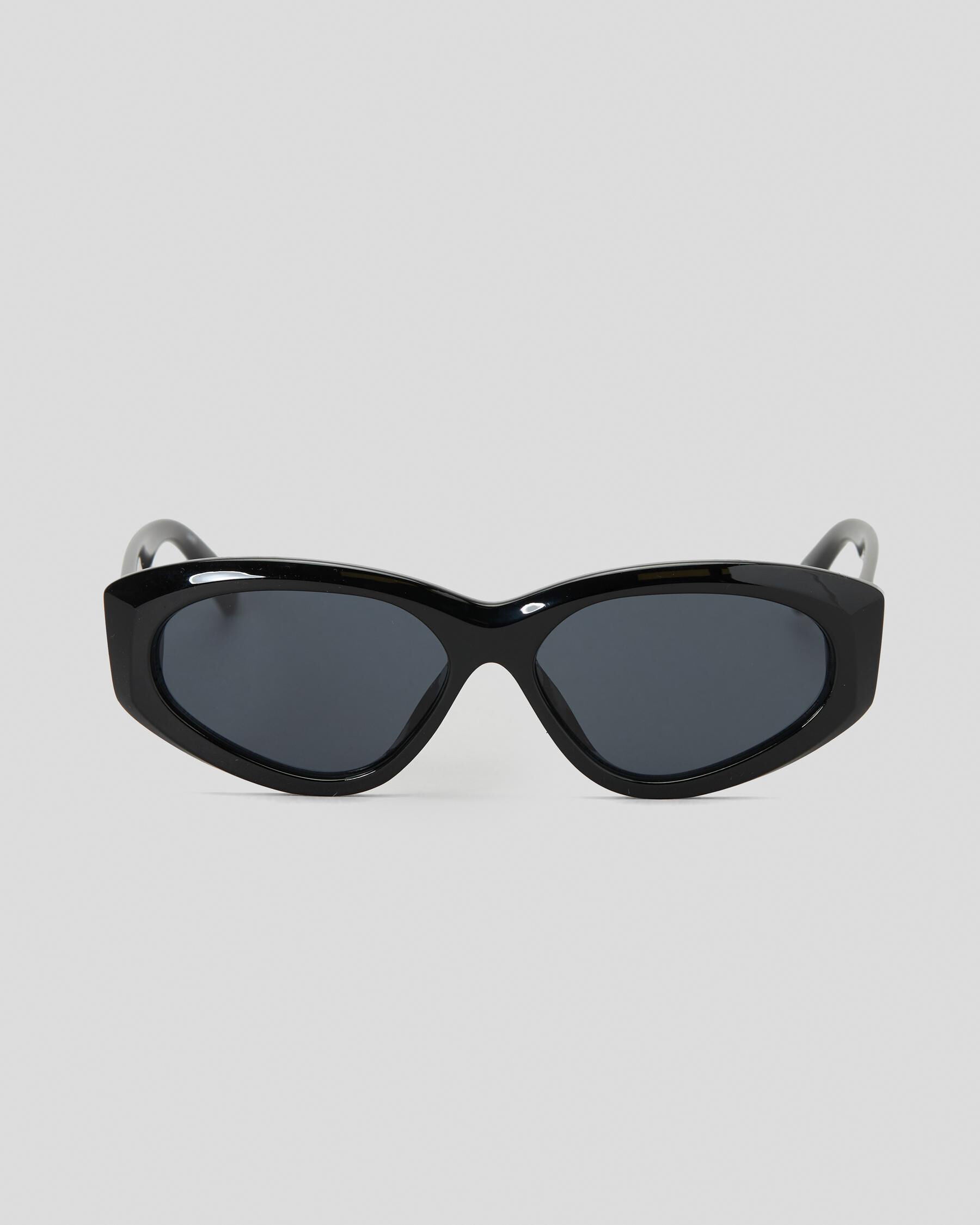 Le Specs Women's Under Wraps Sunglasses in Black