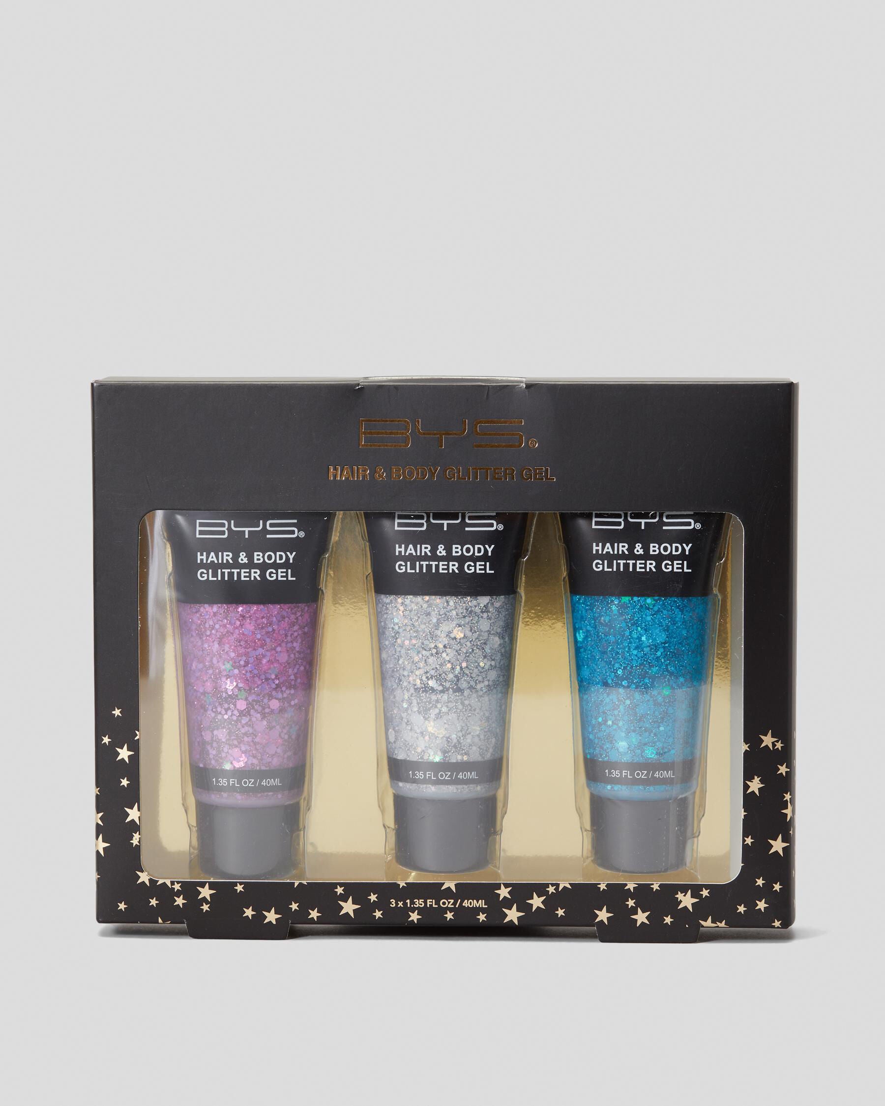 BYS Glam Glitter Hair & Body Gel Pack