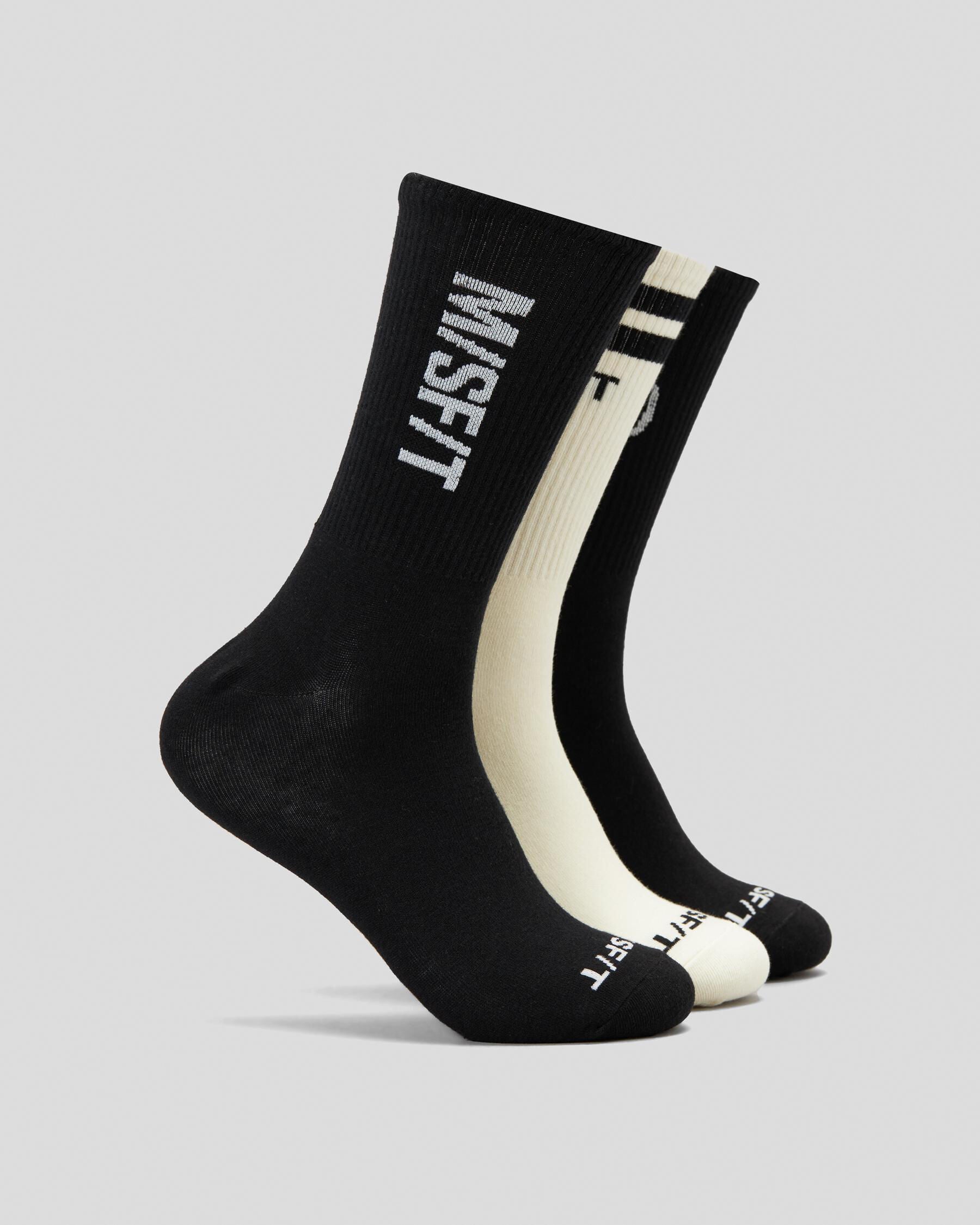 M-SF-T Men's New Life Socks 3 Pack