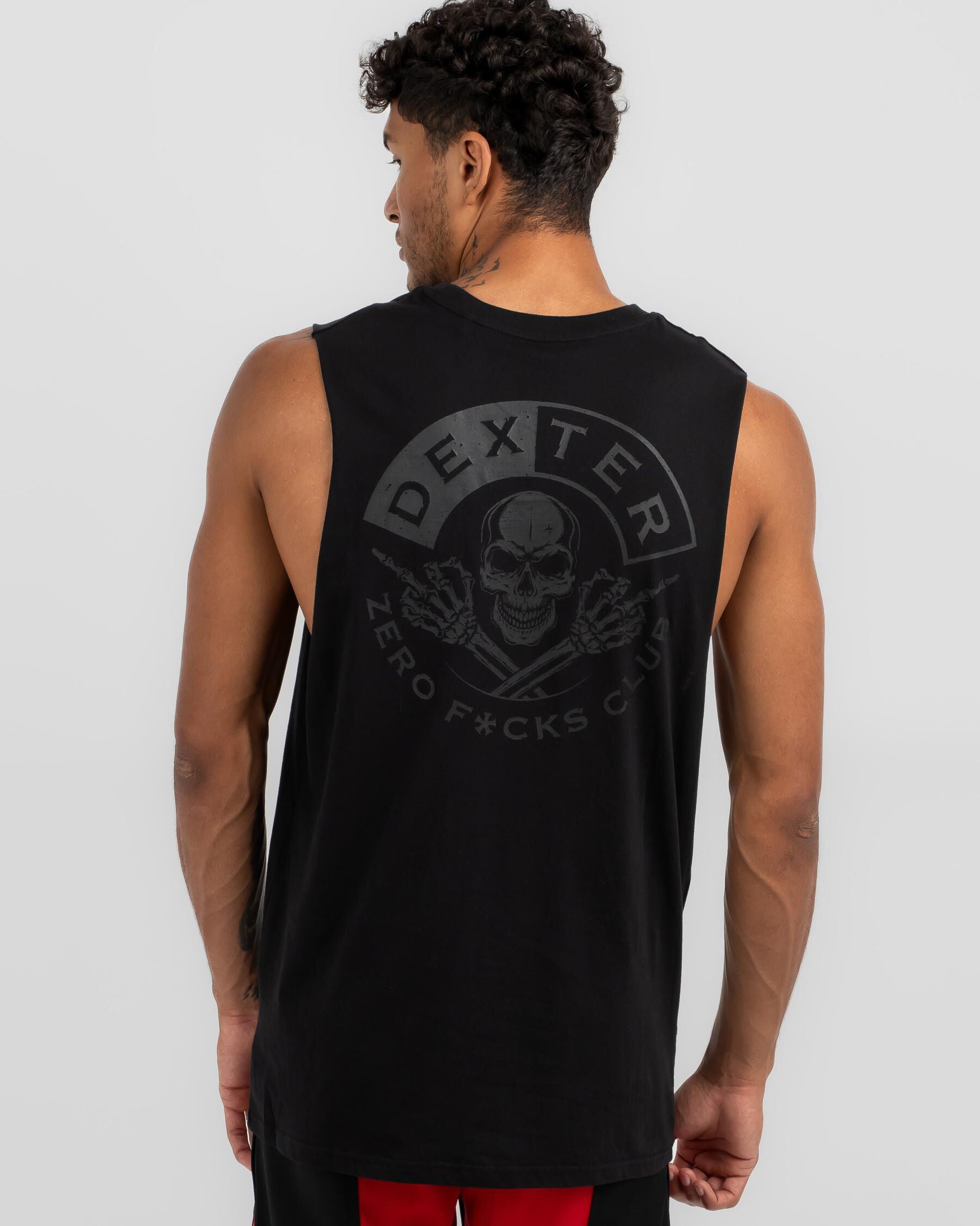 Dexter Men's Demolished Muscle Tank Top in Black