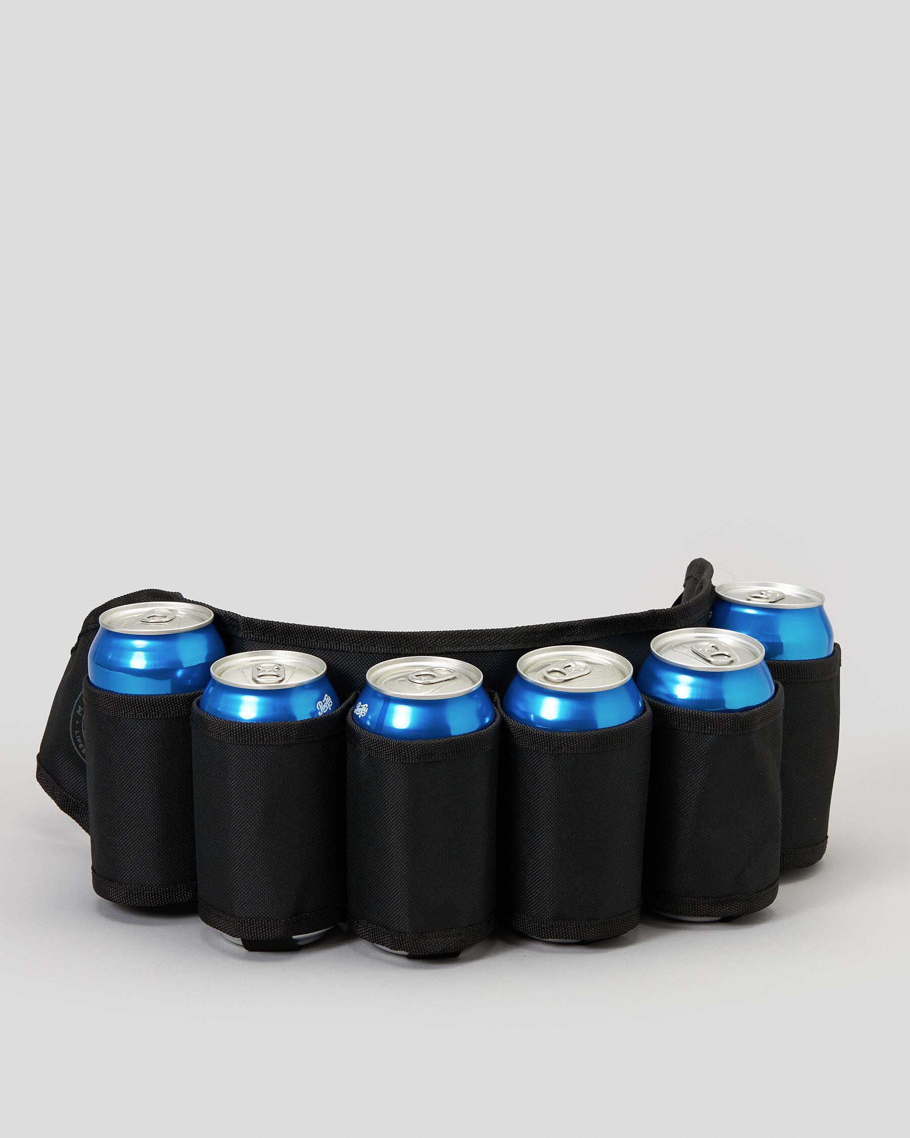 Independence Studio The 6 Pack Beer Belt in Black