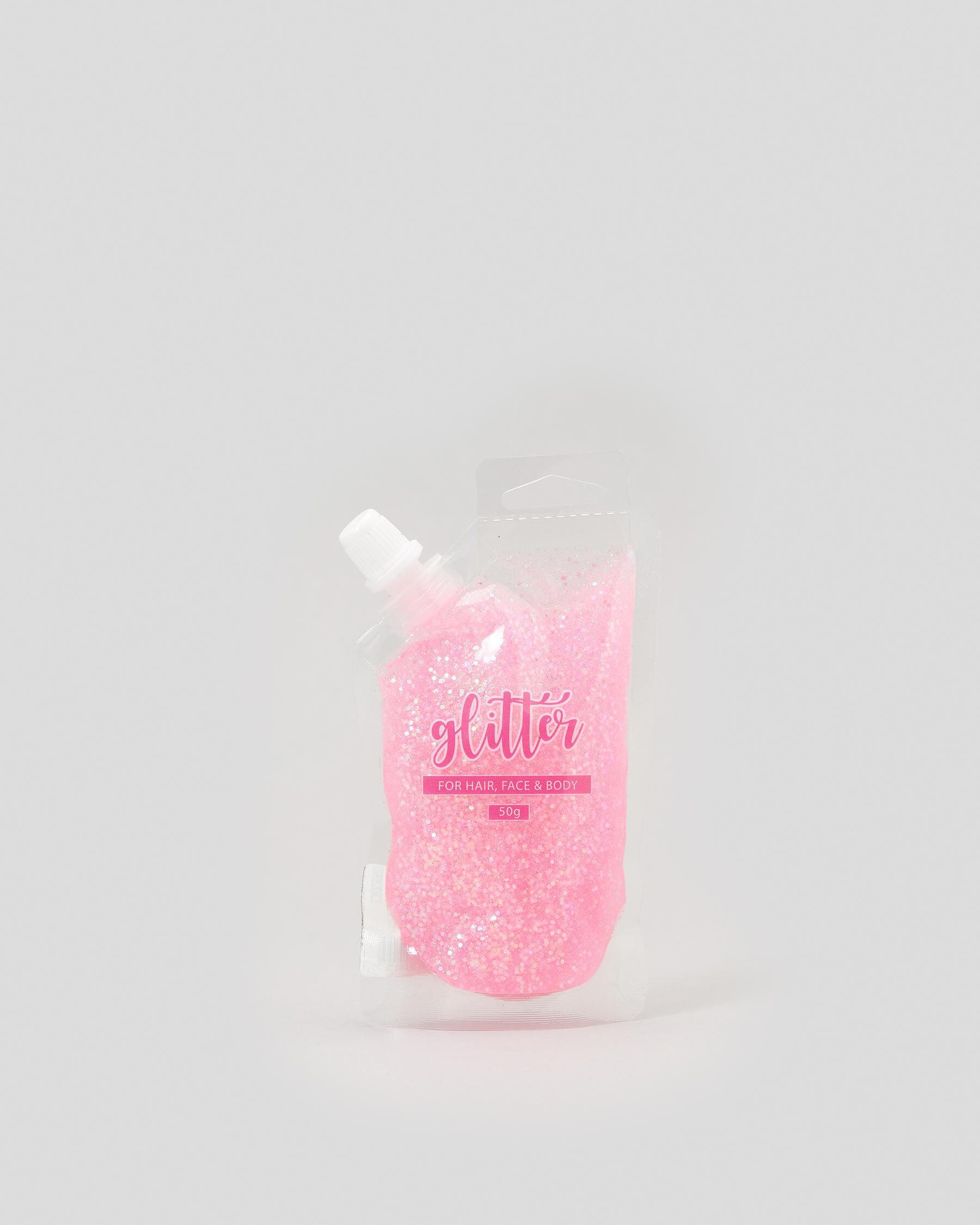 Get It Now Glitter Hair And Body Sachet in Pink