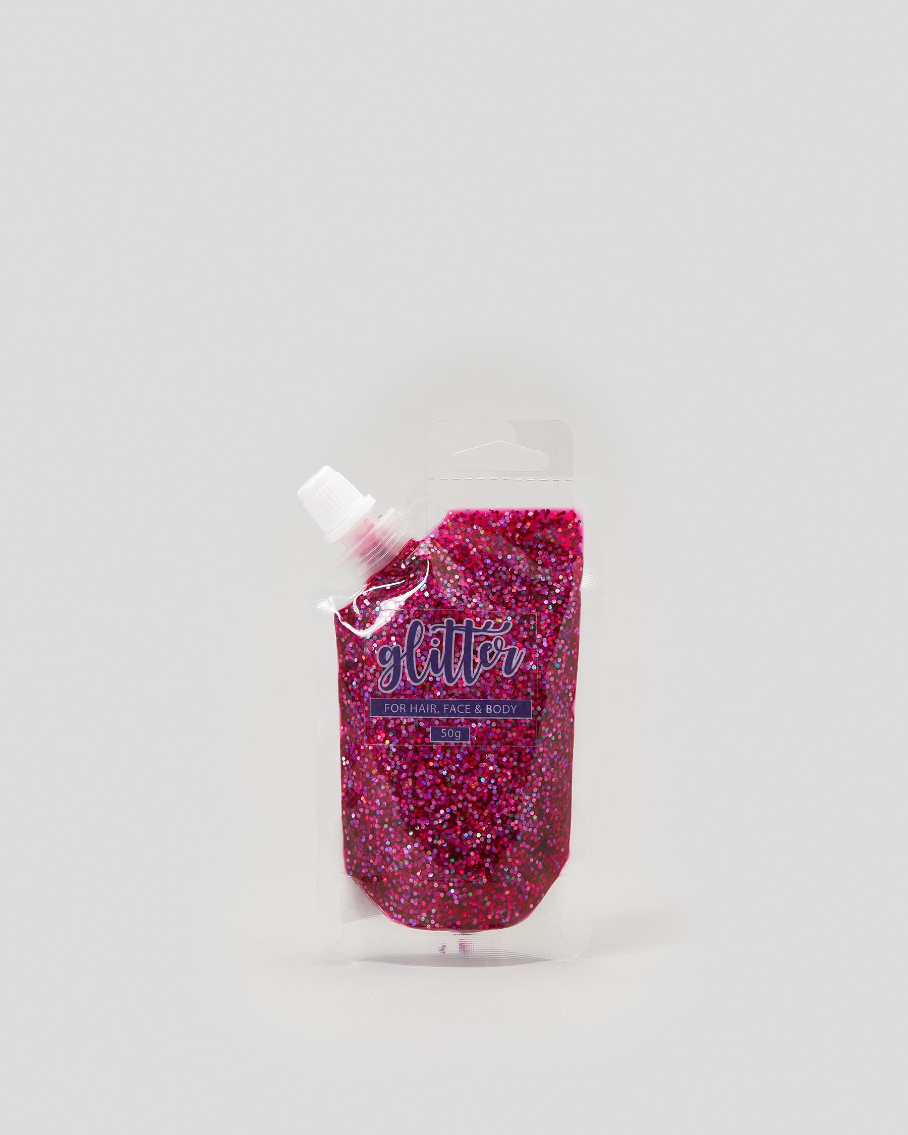 Get It Now Glitter Hair-body Sachet in Purple