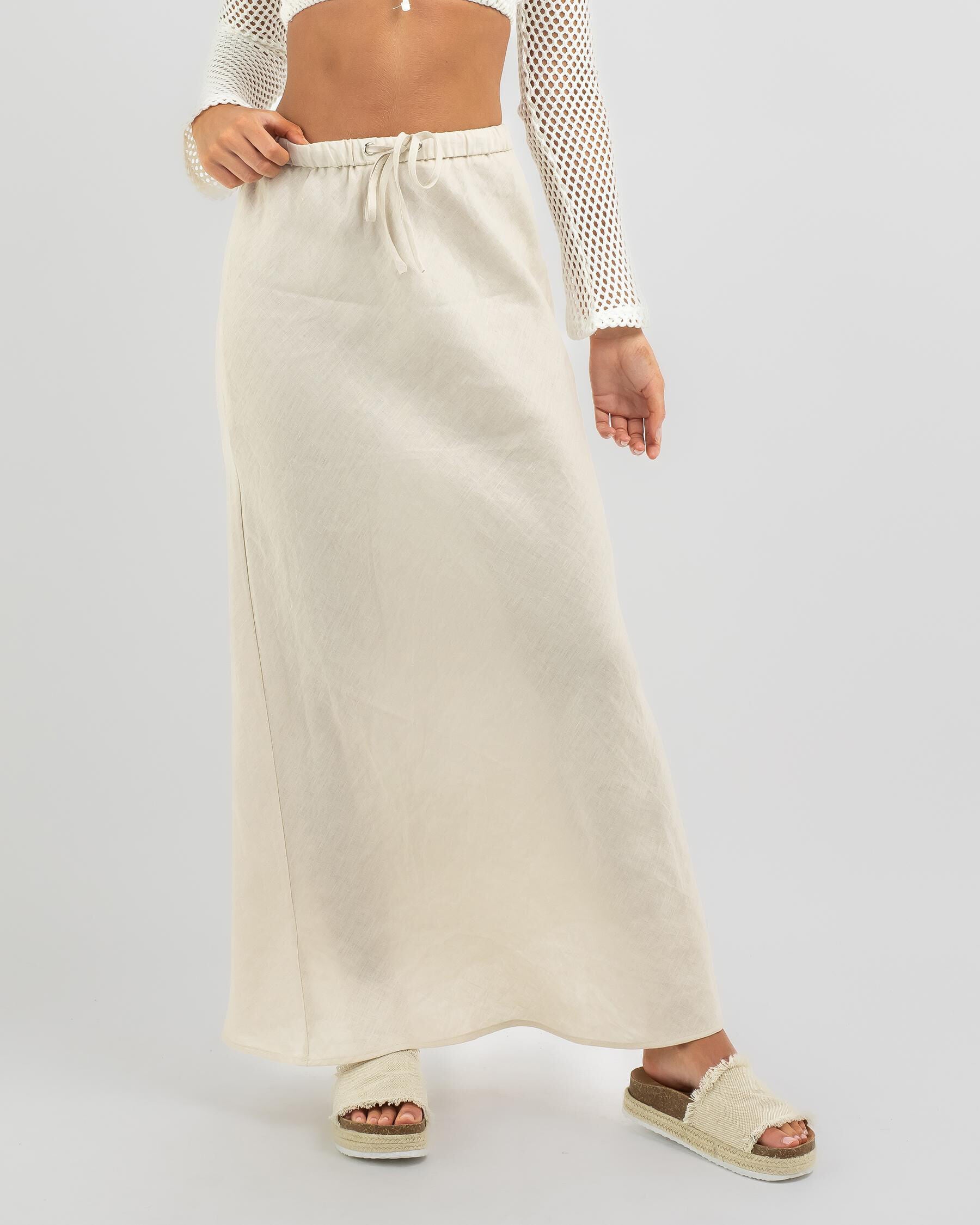 Paper Heart Women's Blair Maxi Skirt in Natural