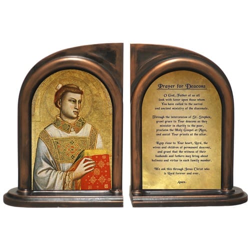 St. Stephen Patron of Deacons Bookends