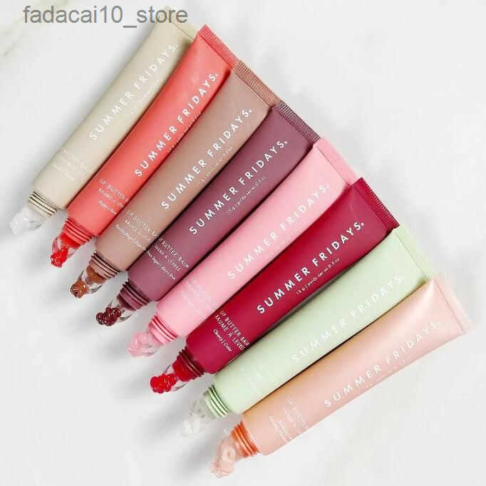 Lip Butter 15g Lip Balm Liquid Lipstick moisturizes Smooth Makeup Lips Glaze LipGloss Oil Jelly pink sugar vanilla beige birthday cake 05oz SF LipCa